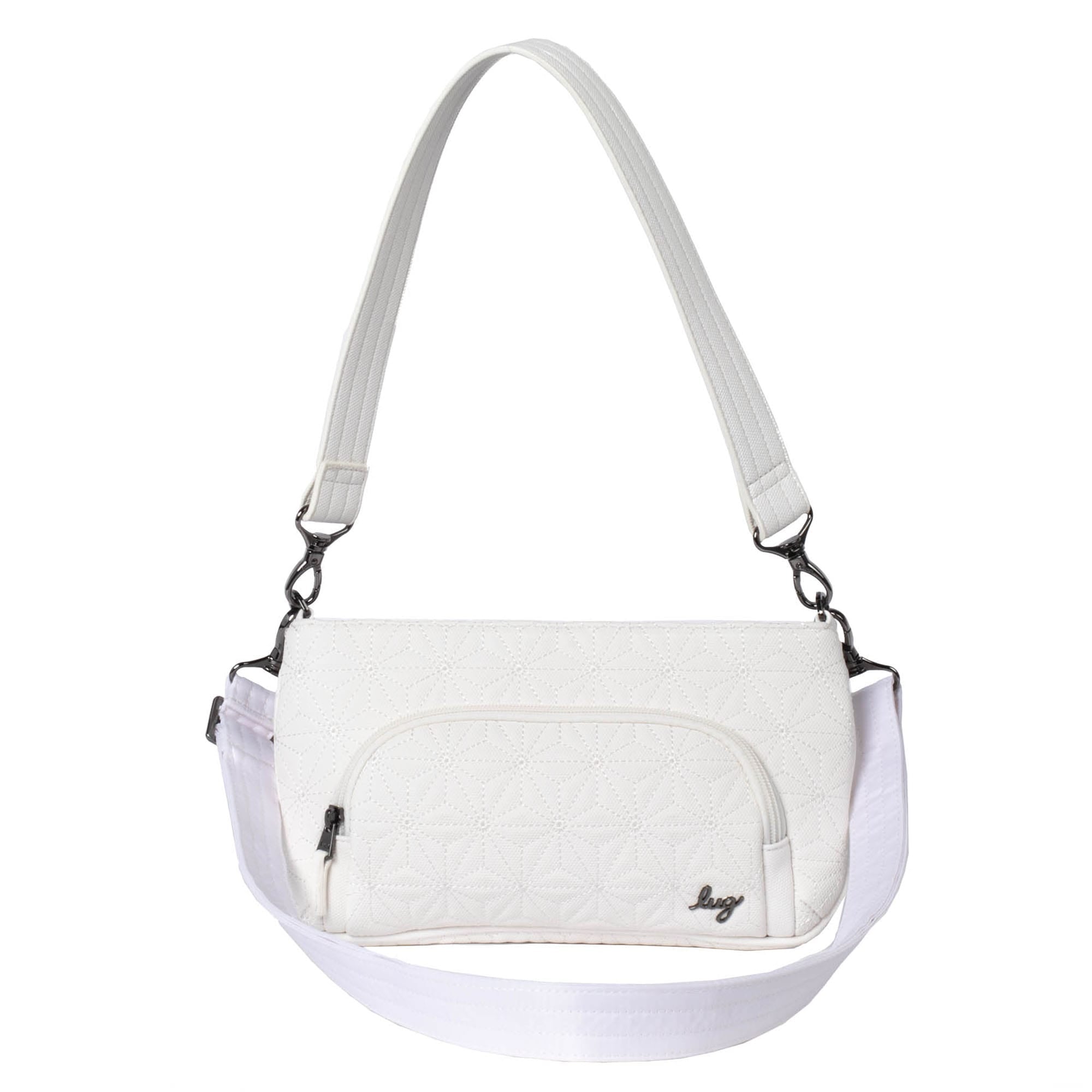 Flyer Matte Luxe VL Convertible Crossbody Bag - WHITE - Flyer_MatteLuxe_White_01