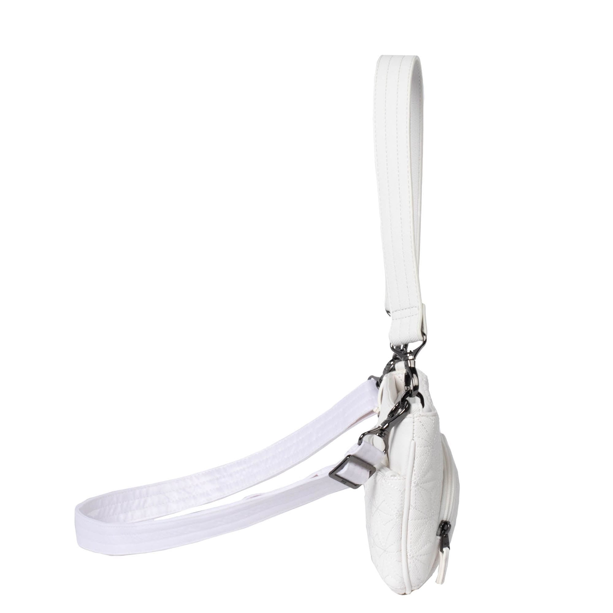 Flyer Matte Luxe VL Convertible Crossbody Bag - WHITE - Flyer_MatteLuxe_White_03