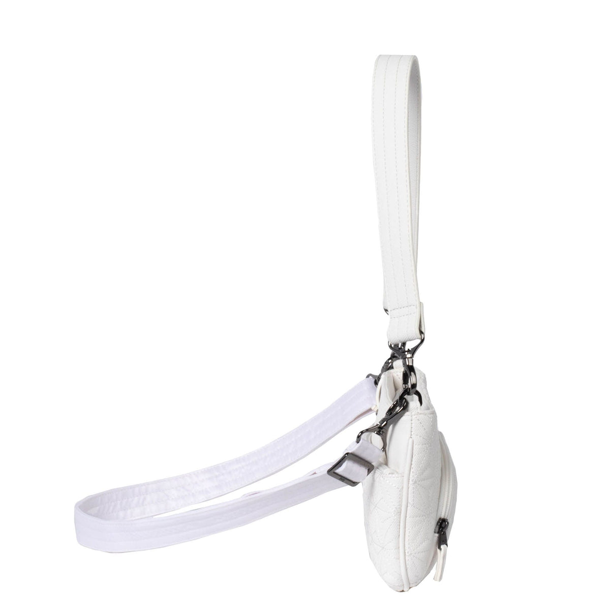 Flyer Matte Luxe VL Convertible Crossbody Bag - WHITE - Flyer_MatteLuxe_White_03