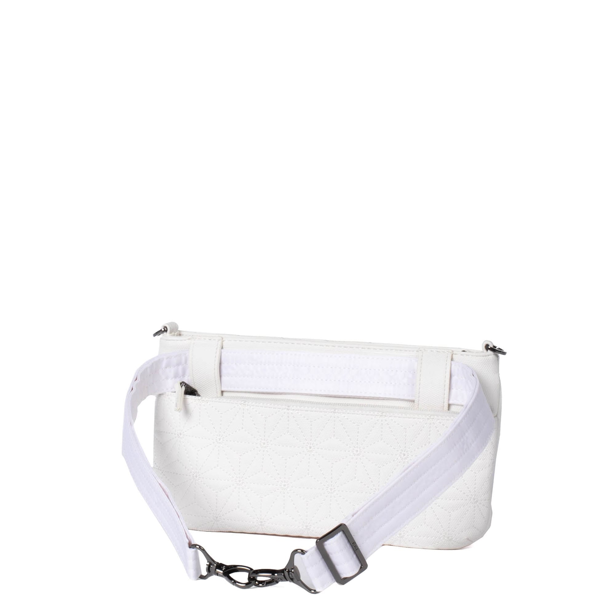 Flyer Matte Luxe VL Convertible Crossbody Bag - WHITE - Flyer_MatteLuxe_White_04