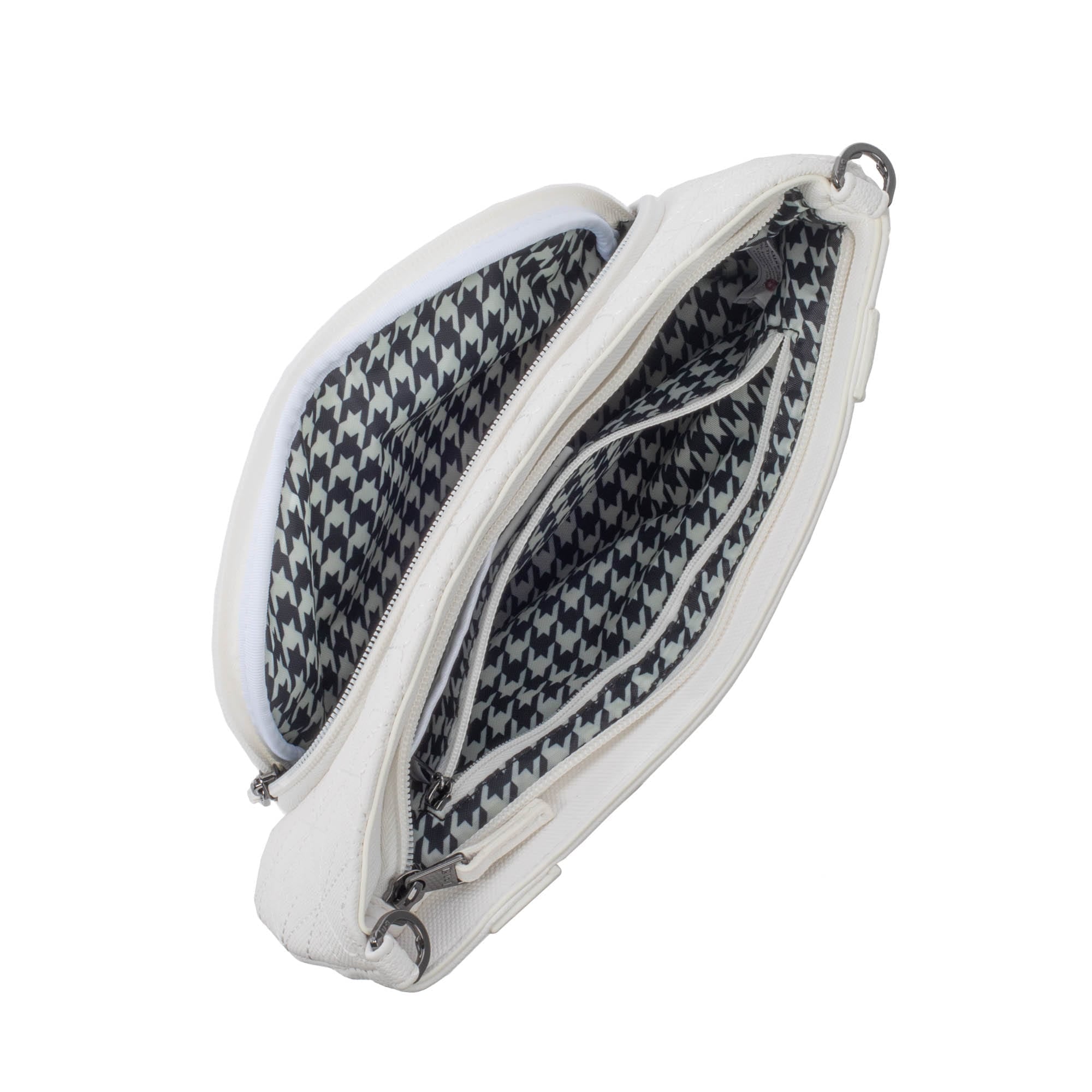 Flyer Matte Luxe VL Convertible Crossbody Bag - WHITE - Flyer_MatteLuxe_White_05