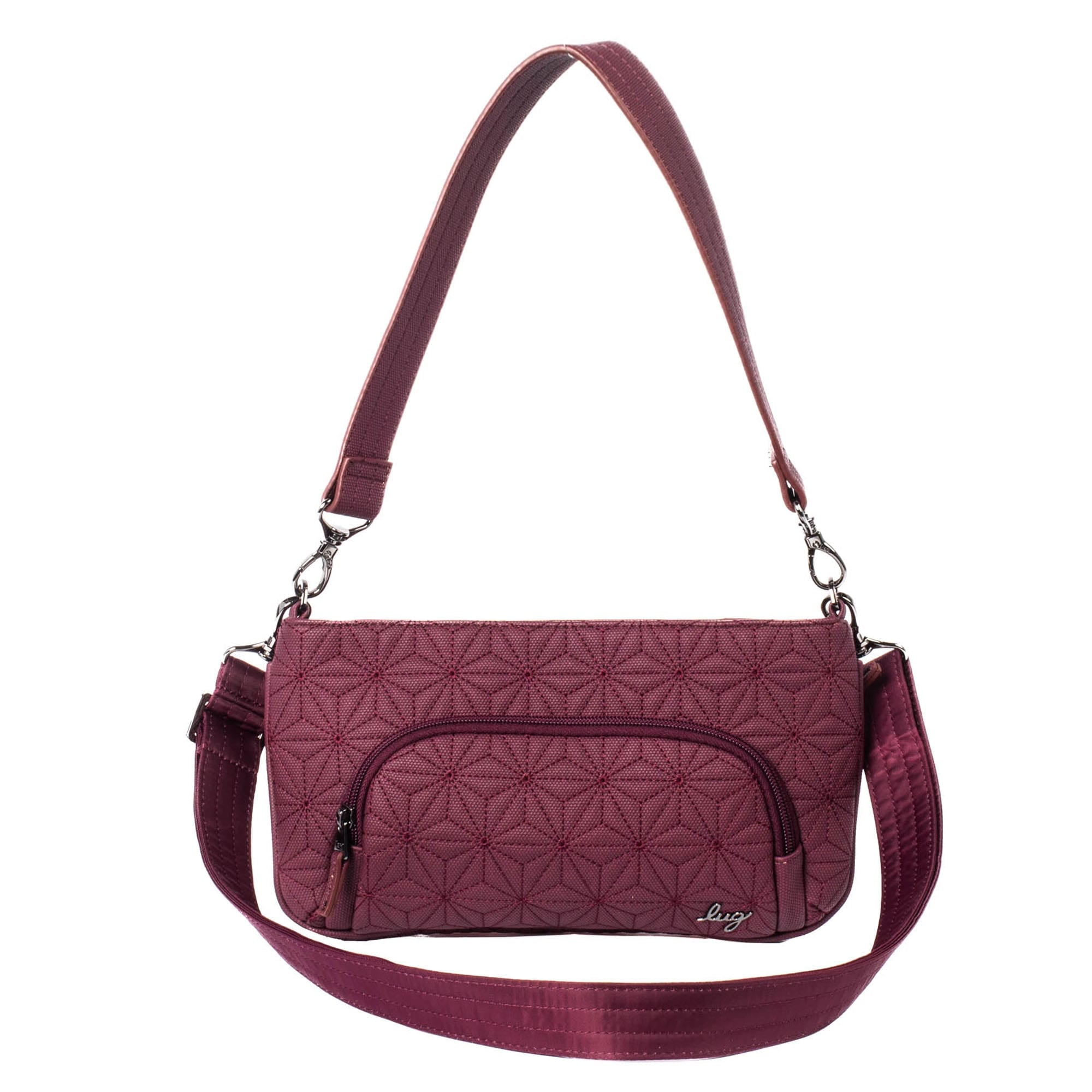 Flyer Matte Luxe VL Convertible Crossbody Bag - WINE - Flyer_MatteLuxe_Wine_01