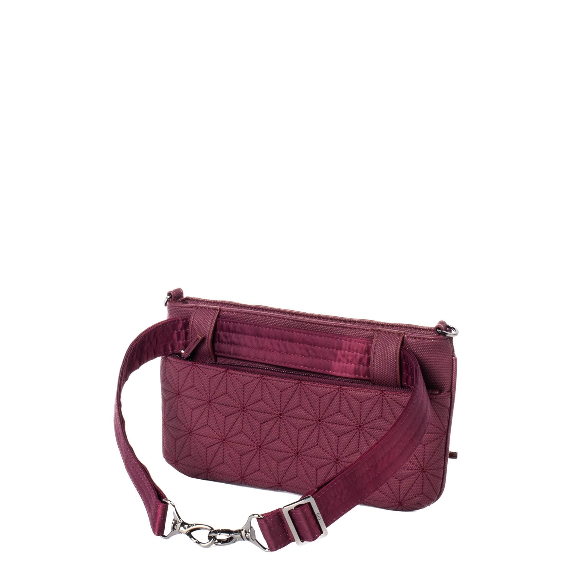 Flyer Matte Luxe VL Convertible Crossbody Bag - WINE - Flyer_MatteLuxe_Wine_04