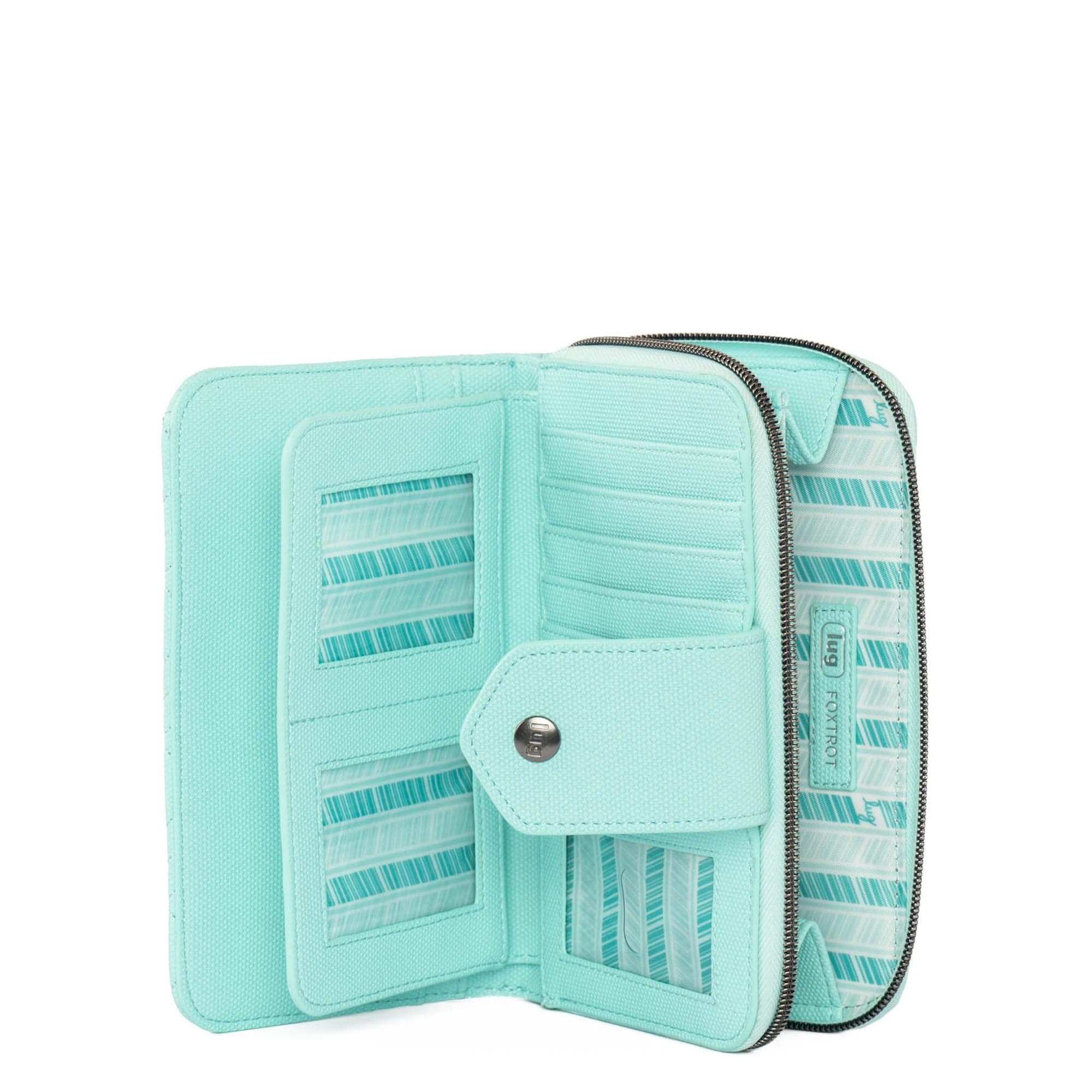 Foxtrot Matte Luxe VL RFID Wallet - AQUAMARINE BLUE - Foxtrot_MatteLuxe_AquamarineBlue_03
