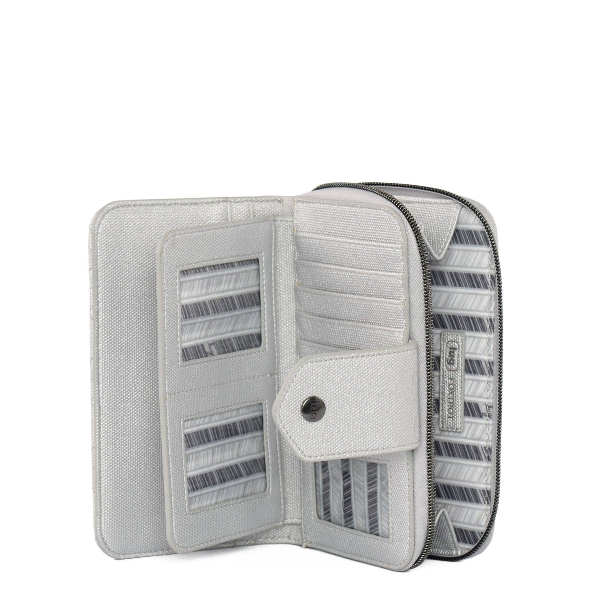 Foxtrot Matte Luxe VL RFID Wallet - DIAMOND SILVER - Foxtrot_MatteLuxe_DiamondSilver_03