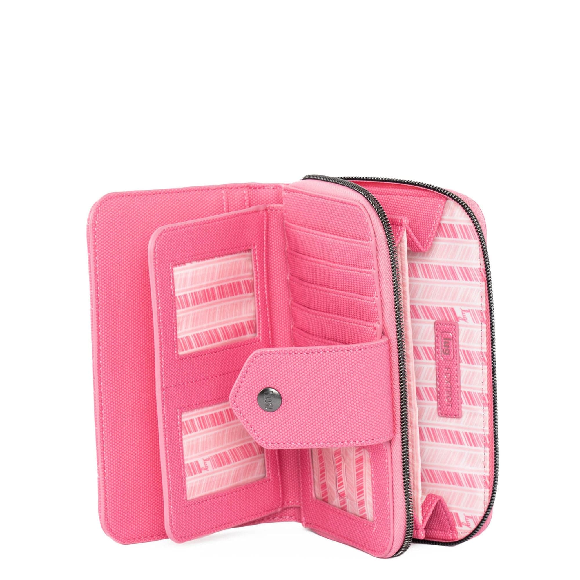 Foxtrot Matte Luxe VL RFID Wallet - PINK TOURMALINE - Foxtrot_MatteLuxe_PinkTourmaline_03
