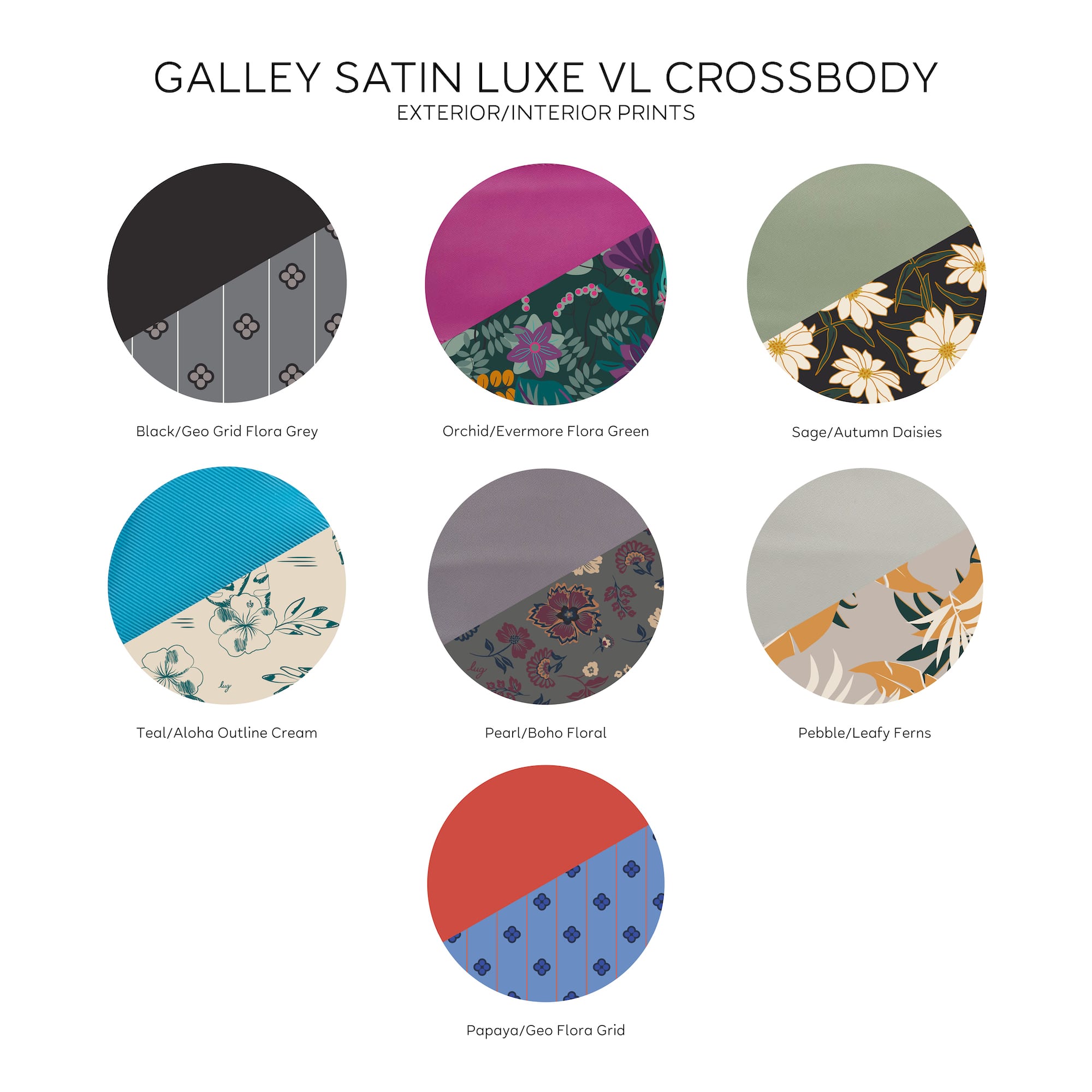 Galley Satin Luxe VL Portfolio Crossbody Bag - - Galley-Satin-Luxe