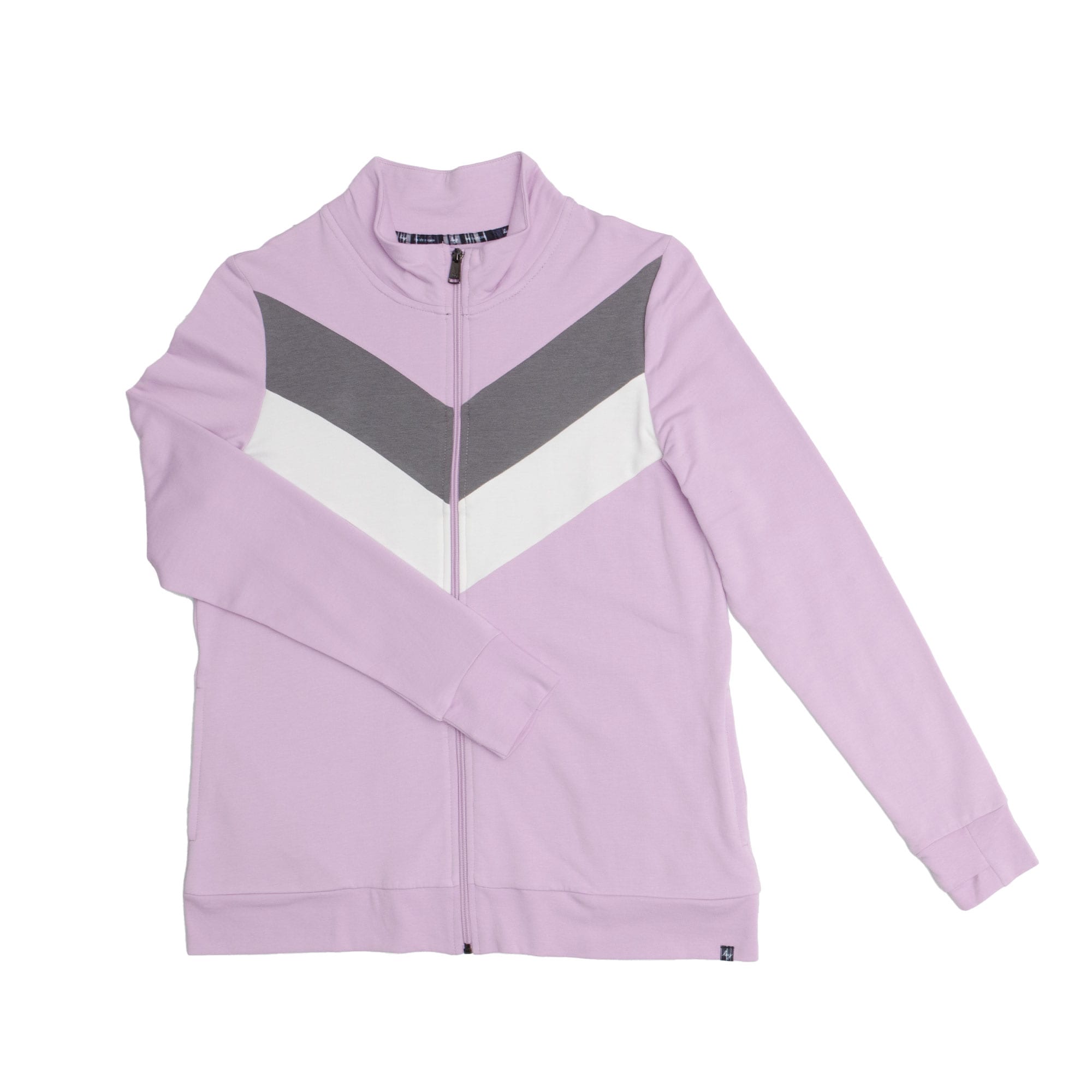 Galley French Terry Zip-Up Jacket - SUGARPLUM - GalleyFrenchTerryJacket_Sugarplum_Flatlay