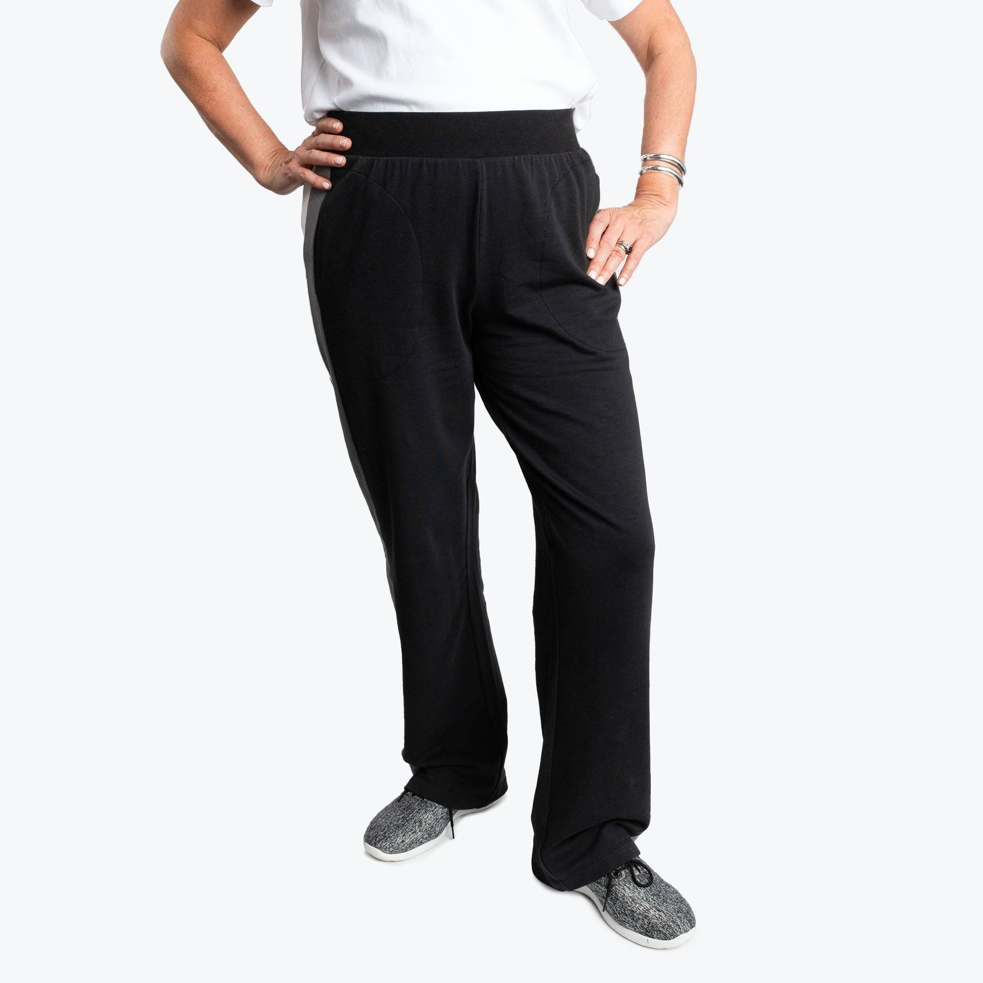 Galley French Terry Straight Leg Pants - - GalleyFrenchTerryPants_Black_01_2e19e421-7139-471c-95a2-1cc66ae2b2f5
