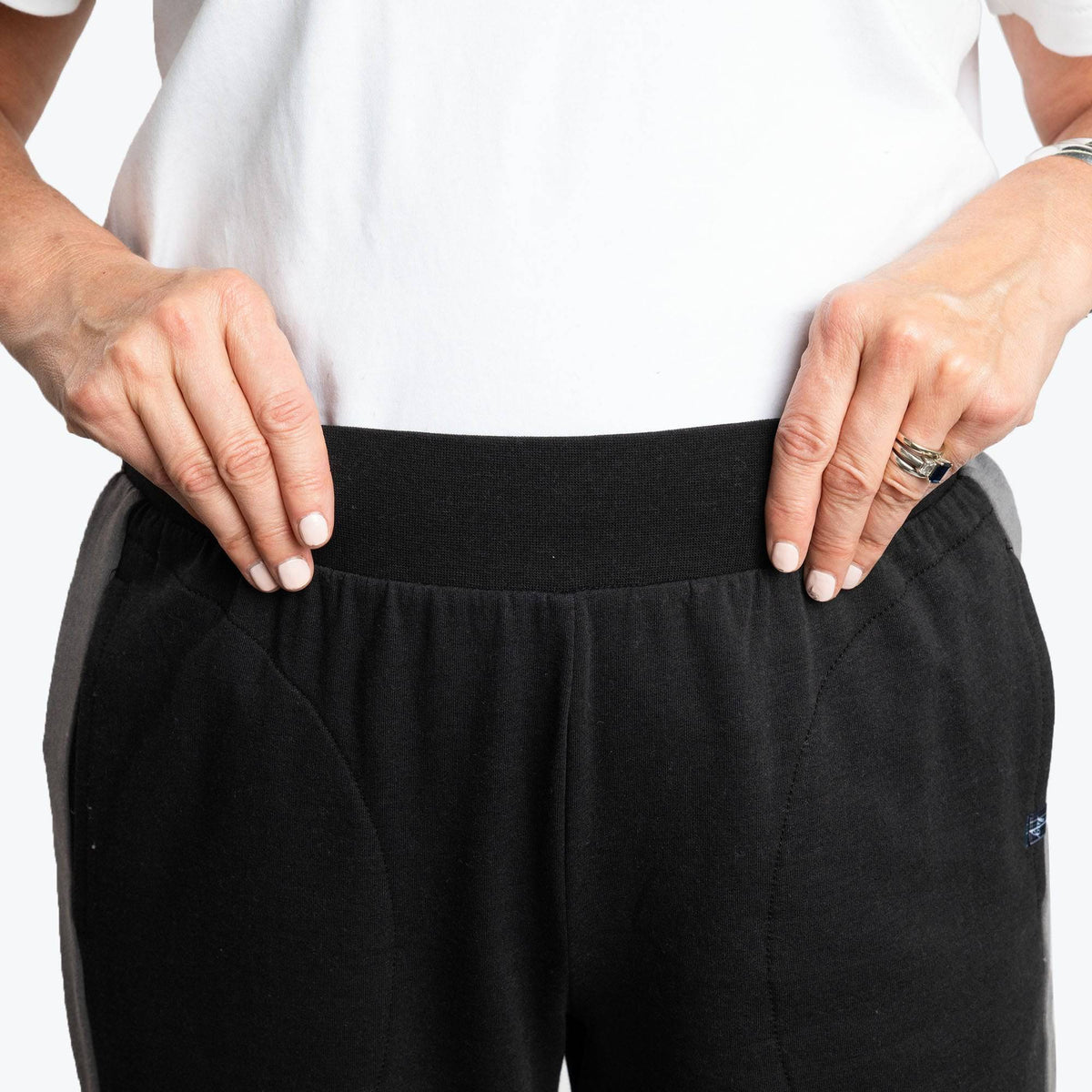 Galley French Terry Straight Leg Pants - BLACK - GalleyFrenchTerryPants_Black_02