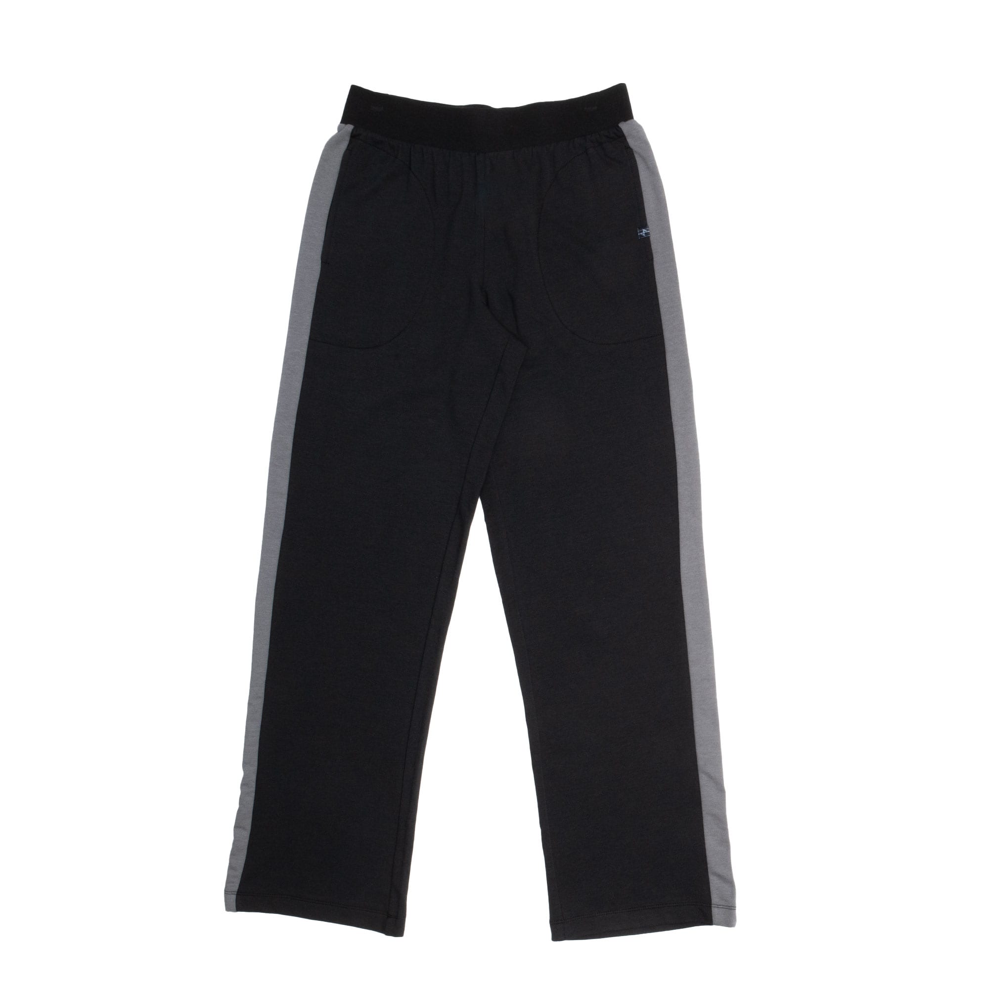 Galley French Terry Straight Leg Pants - BLACK - GalleyFrenchTerryPants_Black_Flatlay