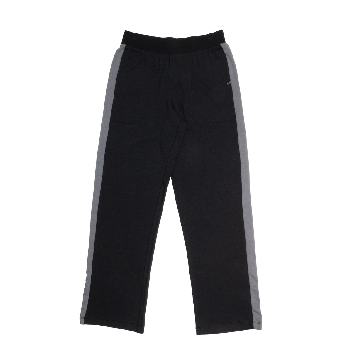 Galley French Terry Straight Leg Pants - BLACK - GalleyFrenchTerryPants_Black_Flatlay