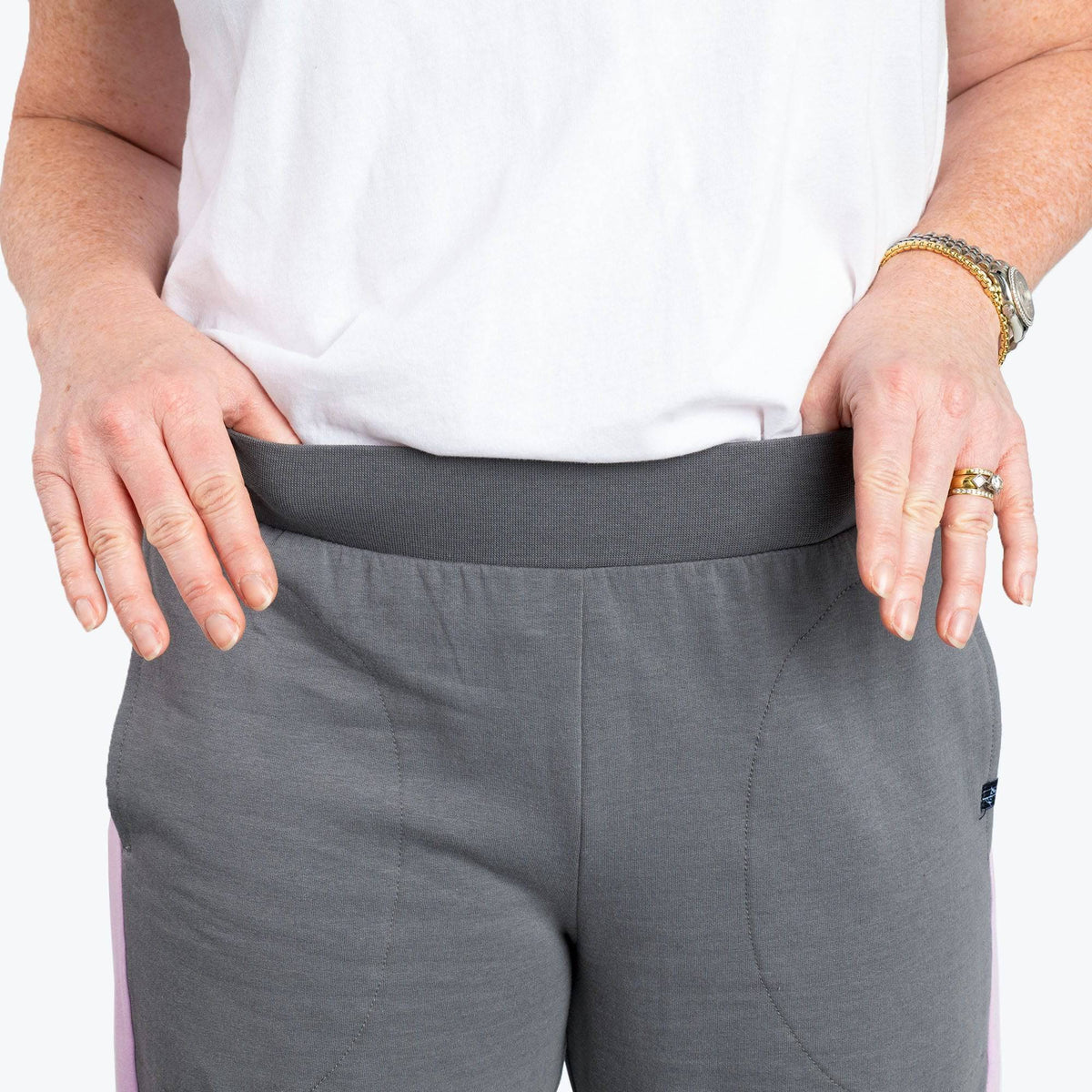 Galley French Terry Straight Leg Pants - FOG GREY - GalleyFrenchTerryPants_FogGrey_02
