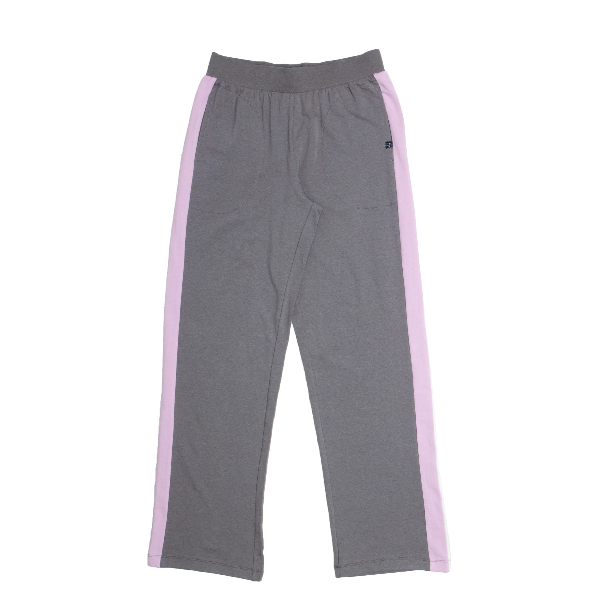 Galley French Terry Straight Leg Pants - FOG GREY - GalleyFrenchTerryPants_FogGrey_Flatlay