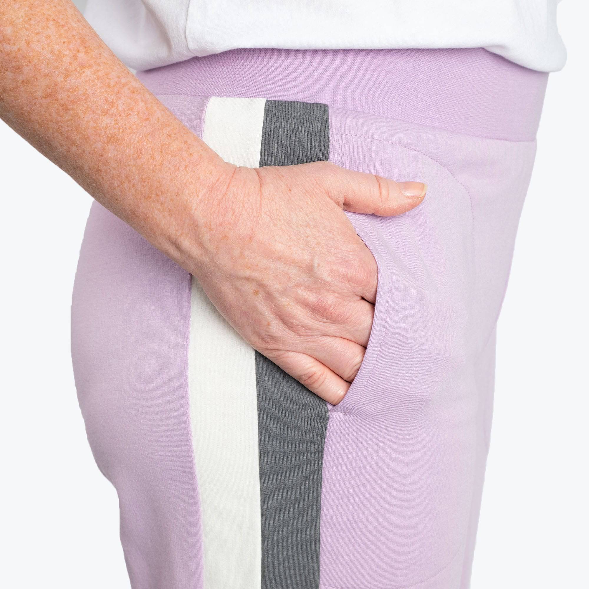 Galley French Terry Straight Leg Pants - SUGARPLUM - GalleyFrenchTerryPants_SugarPlum_03