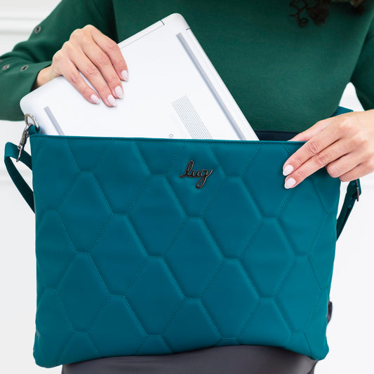 Galley Satin Luxe VL Portfolio Crossbody Bag - - Galley_Lifestyle_03