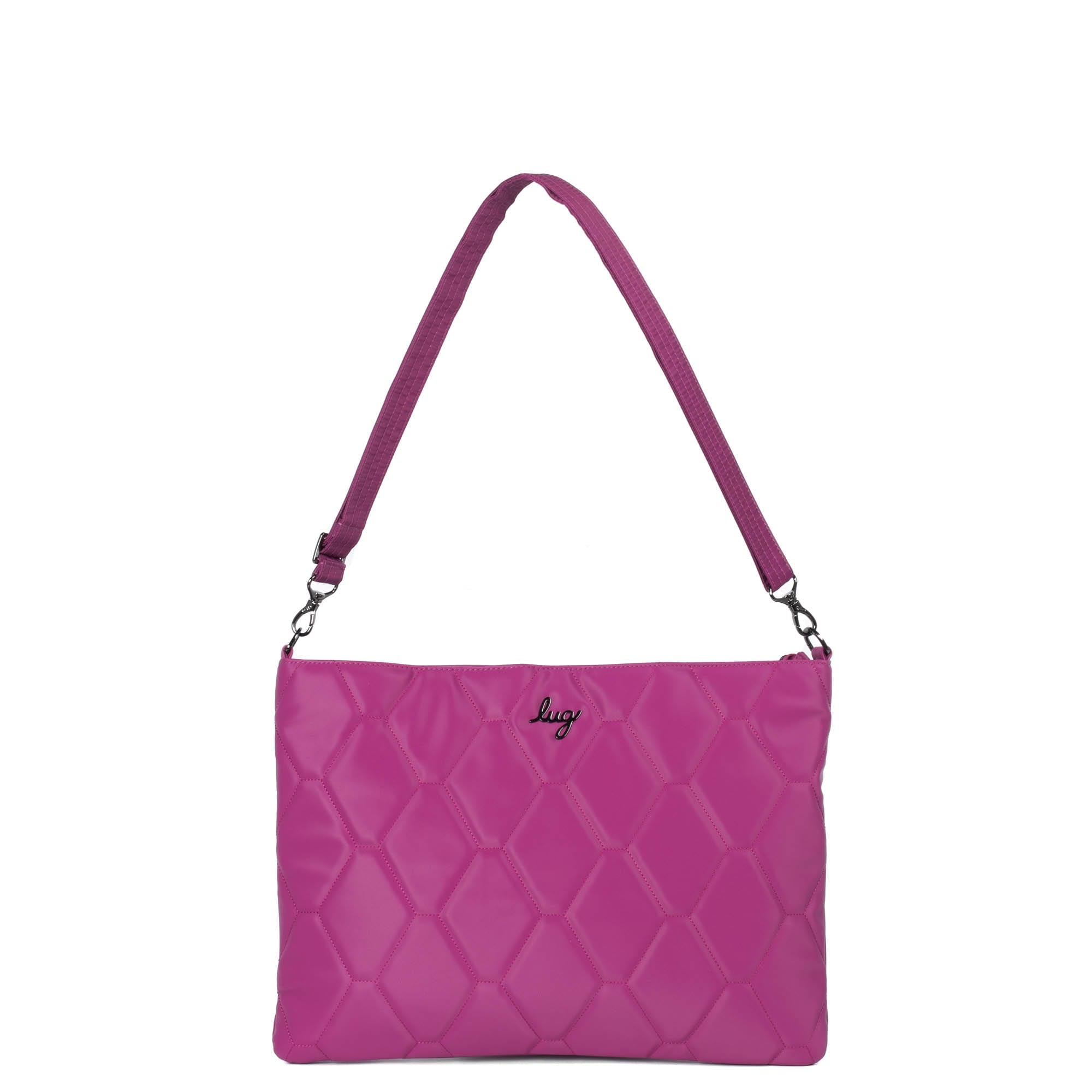 Galley Satin Luxe VL Portfolio Crossbody Bag - ORCHID - Galley_OrchidSatinVL_01