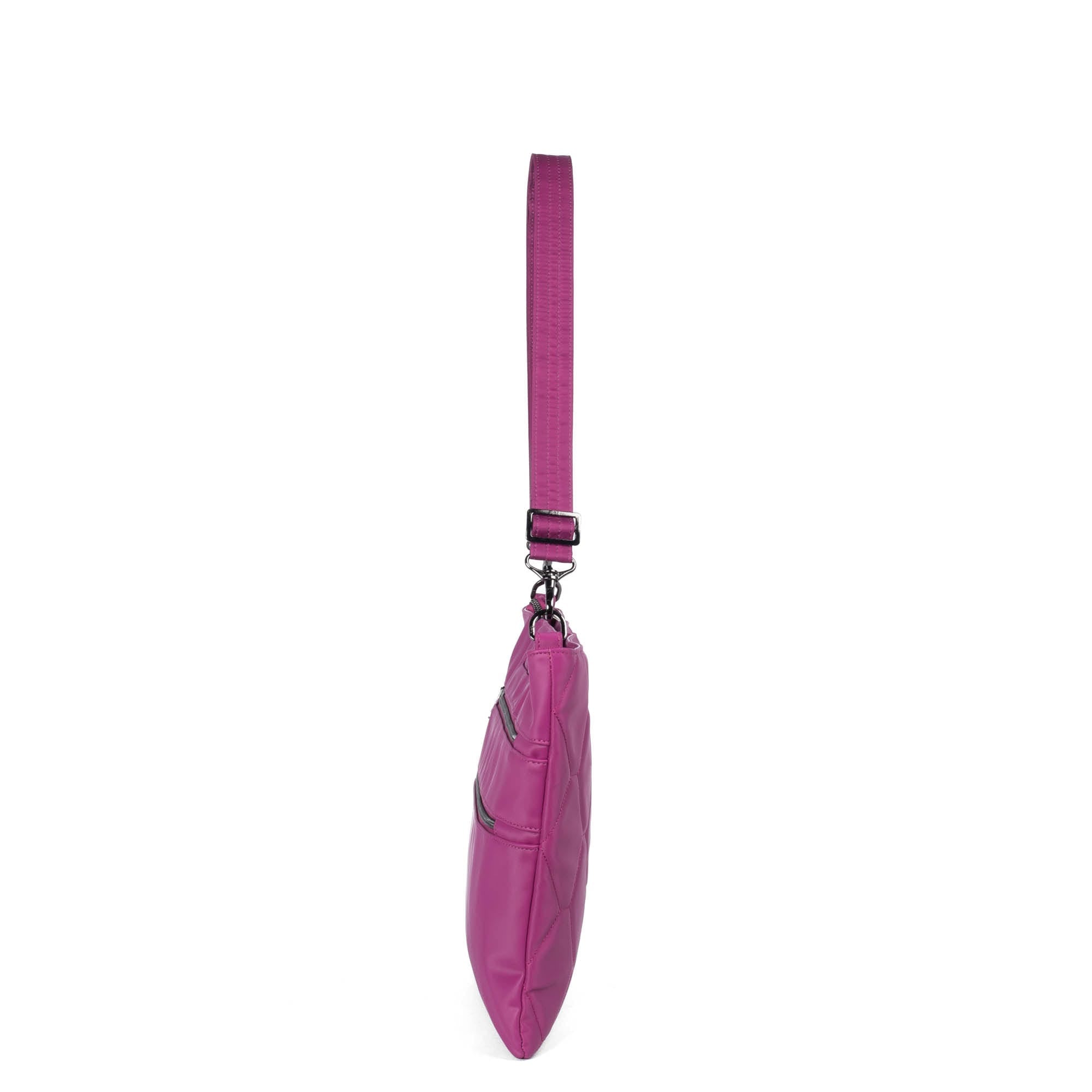 Galley Satin Luxe VL Portfolio Crossbody Bag - ORCHID - Galley_OrchidSatinVL_03