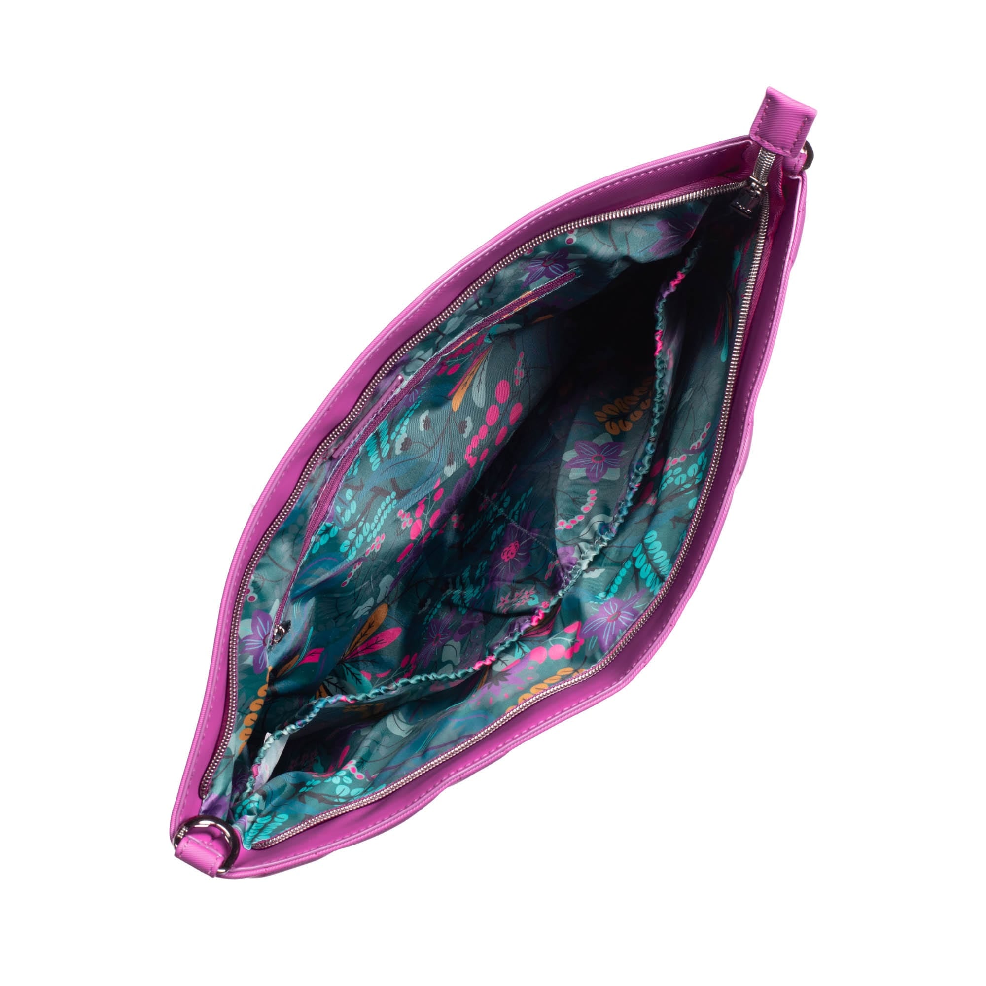 Galley Satin Luxe VL Portfolio Crossbody Bag - ORCHID - Galley_OrchidSatinVL_05