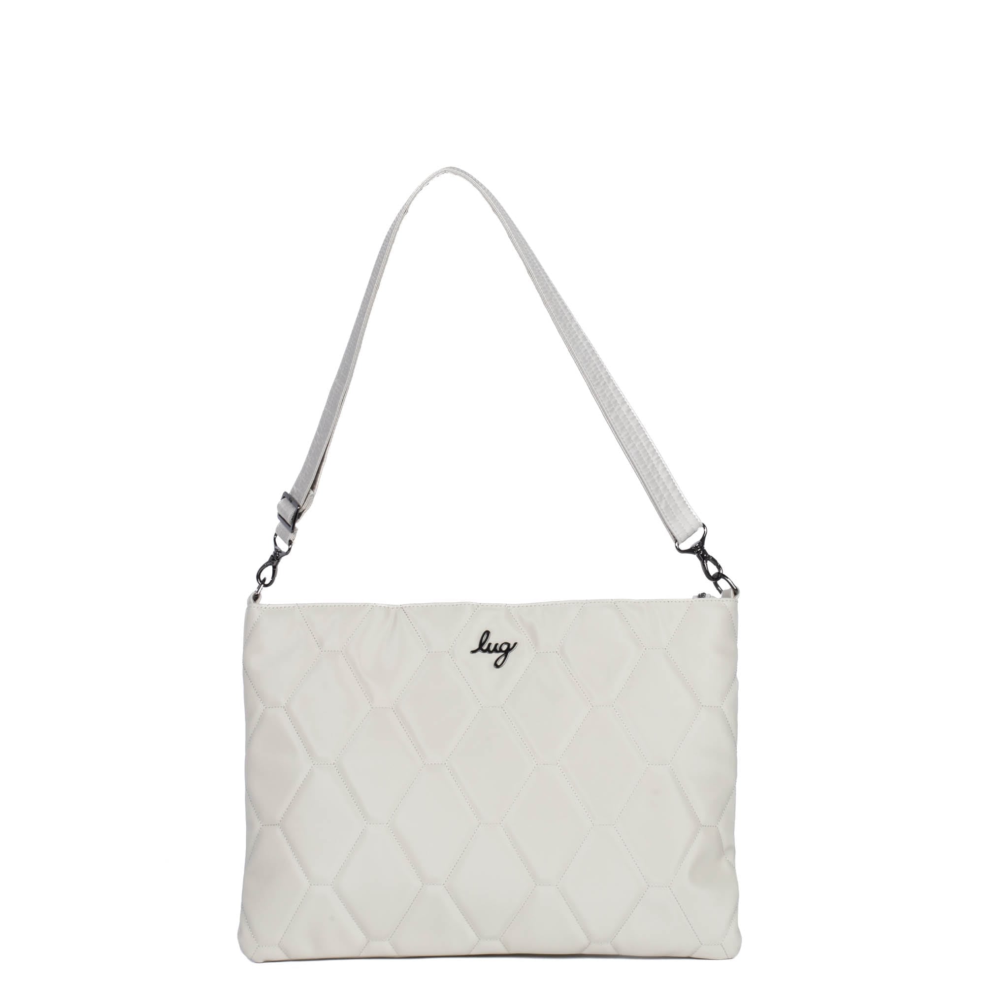 Galley Satin Luxe VL Portfolio Crossbody Bag - PEBBLE - Galley_PebbleSatinVL_01
