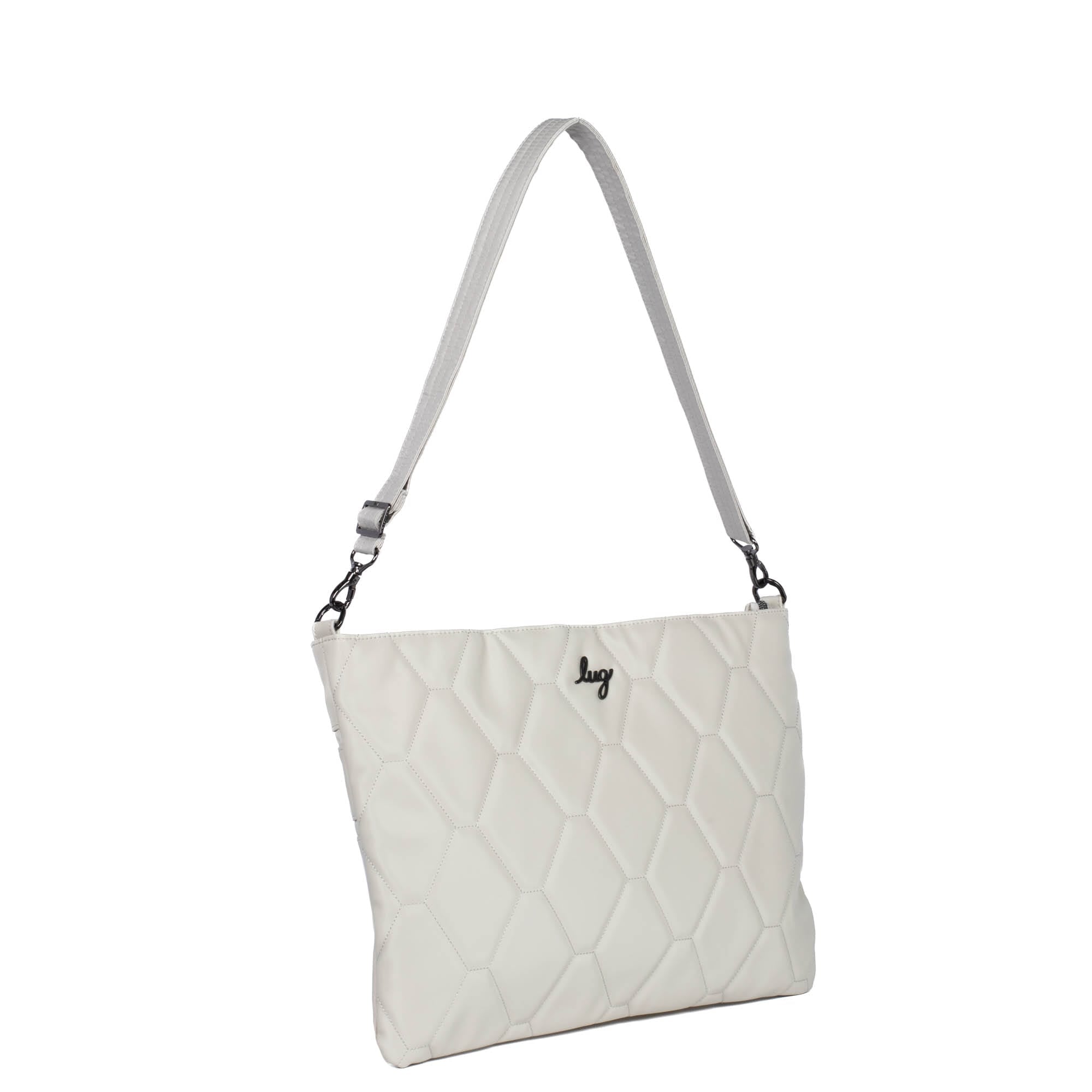 Galley Satin Luxe VL Portfolio Crossbody Bag - PEBBLE - Galley_PebbleSatinVL_02