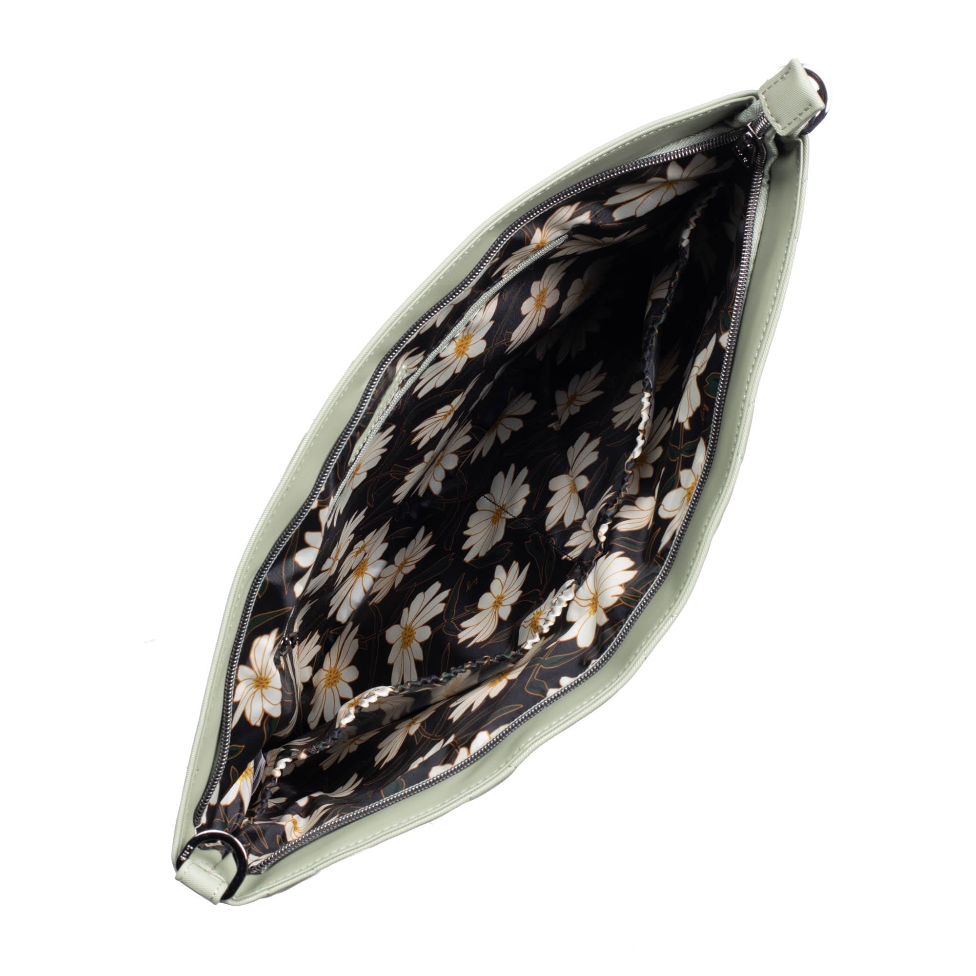 Galley Satin Luxe VL Portfolio Crossbody Bag - SAGE - Galley_SageSatinVL_05