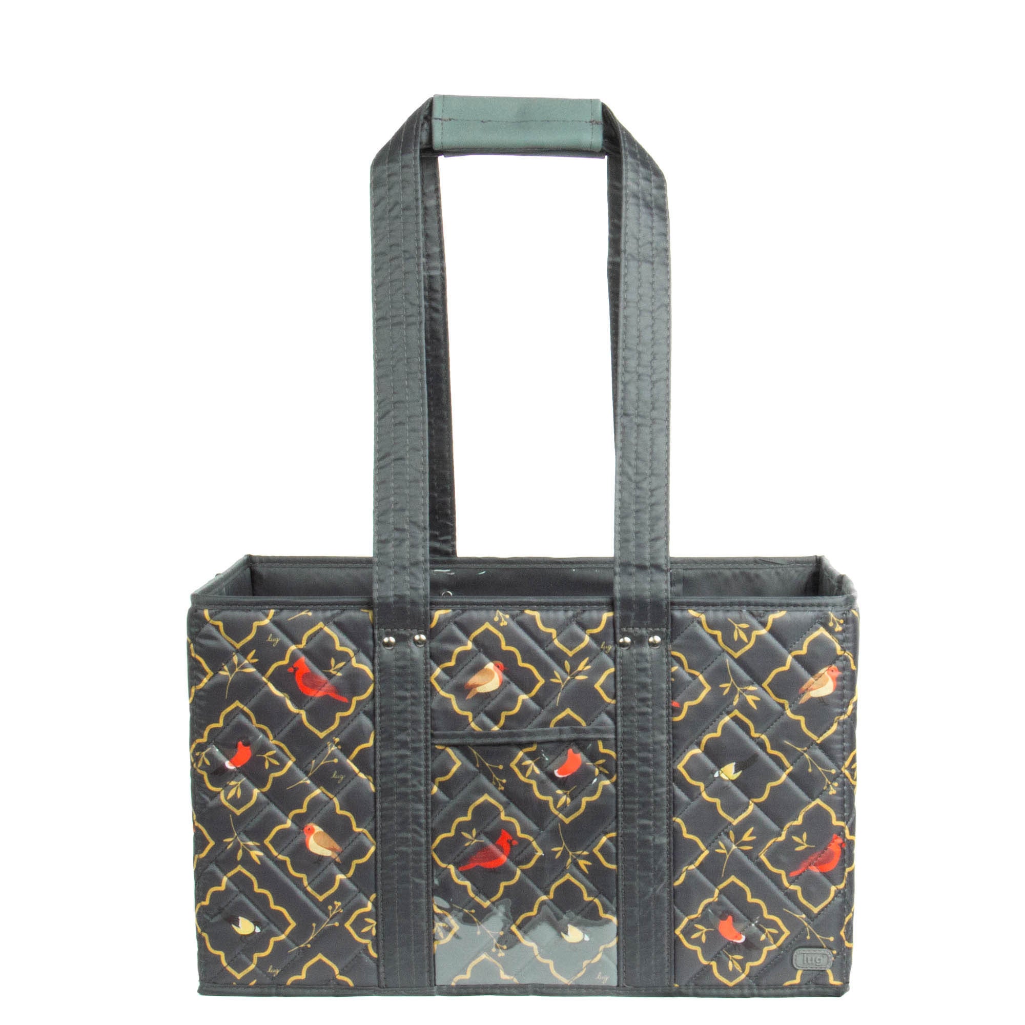 Gallop Collapsible Carry-All Tote - SONGBIRDS GREY - Gallop_SongbirdsGrey_01