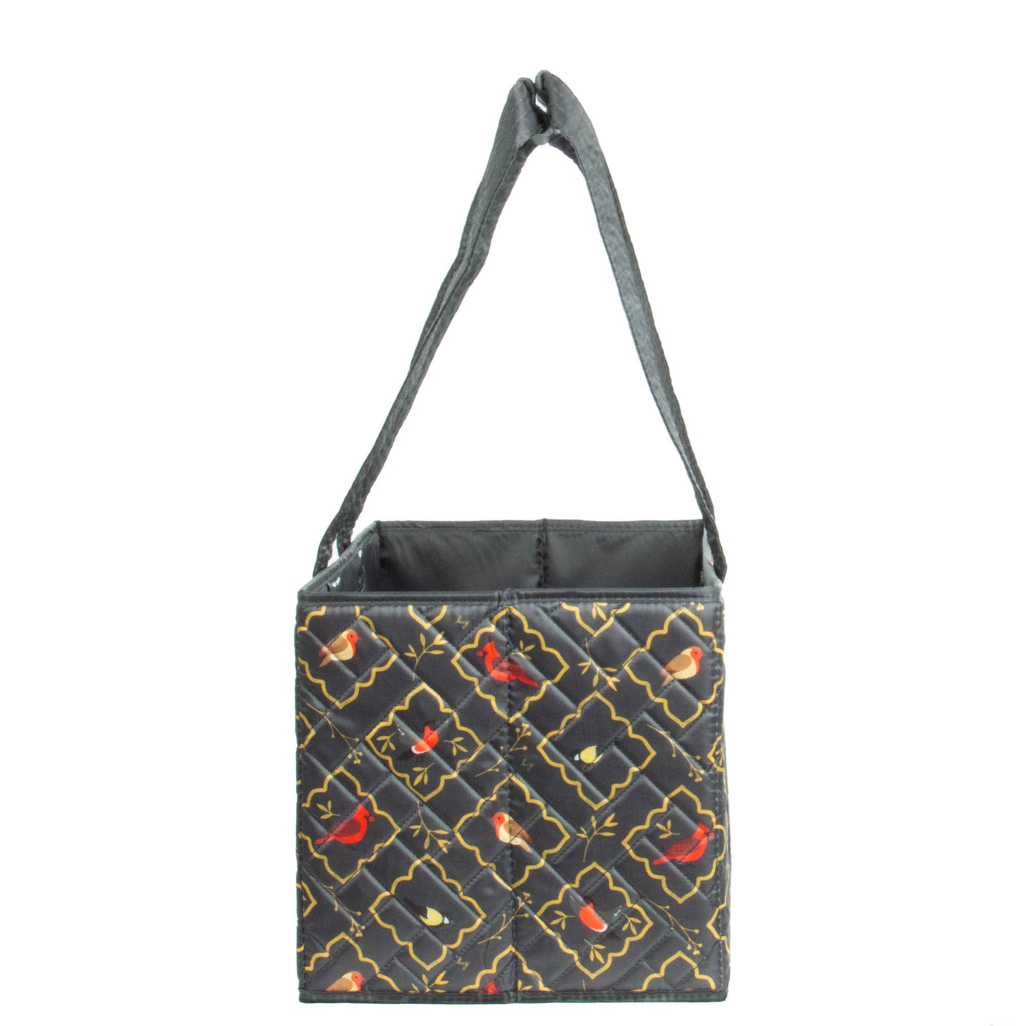 Gallop Collapsible Carry-All Tote - SONGBIRDS GREY - Gallop_SongbirdsGrey_03