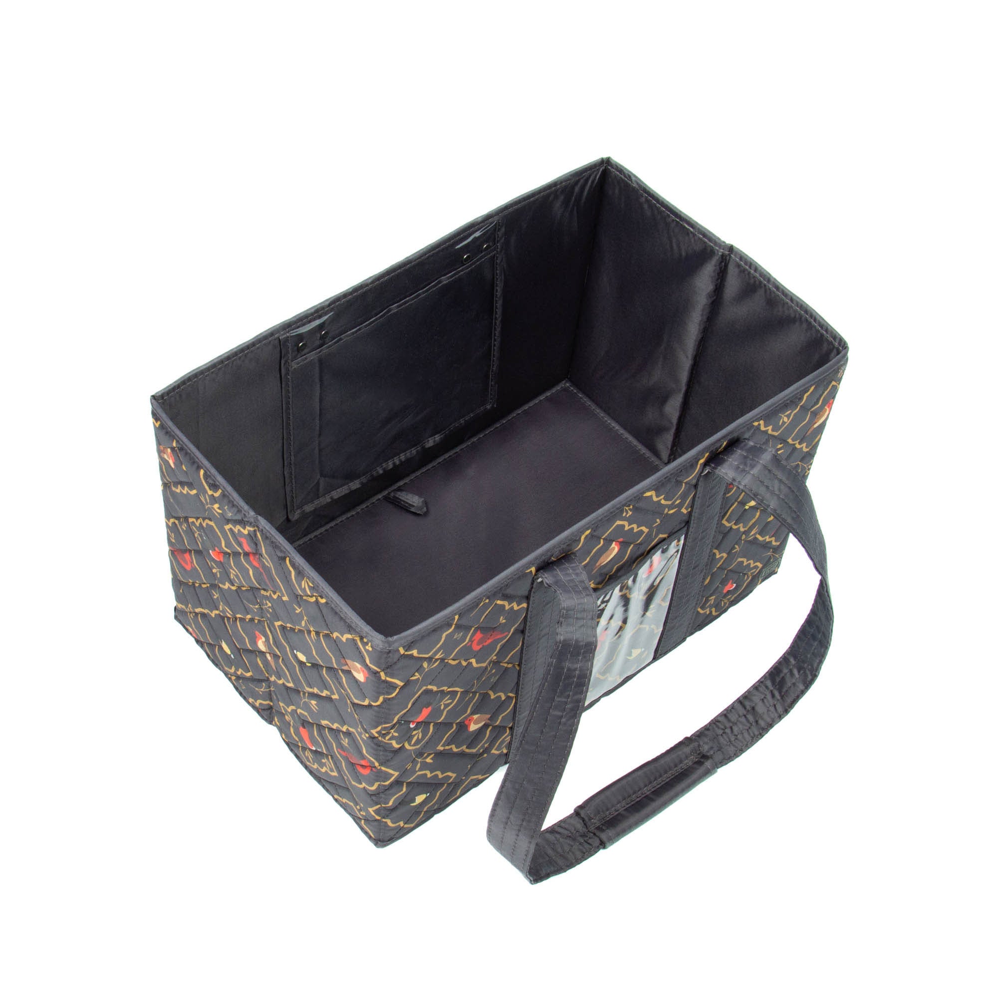 Gallop Collapsible Carry-All Tote - SONGBIRDS GREY - Gallop_SongbirdsGrey_05