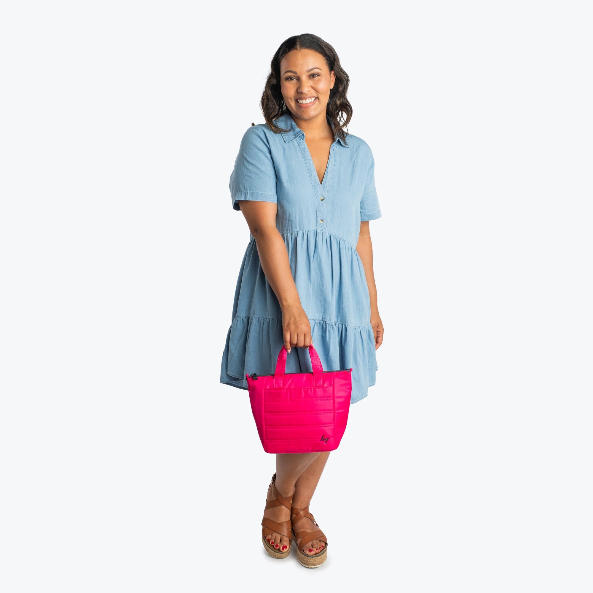 Gobble Insulated Lunch Tote Bag - - Gobble_RosettePink_01