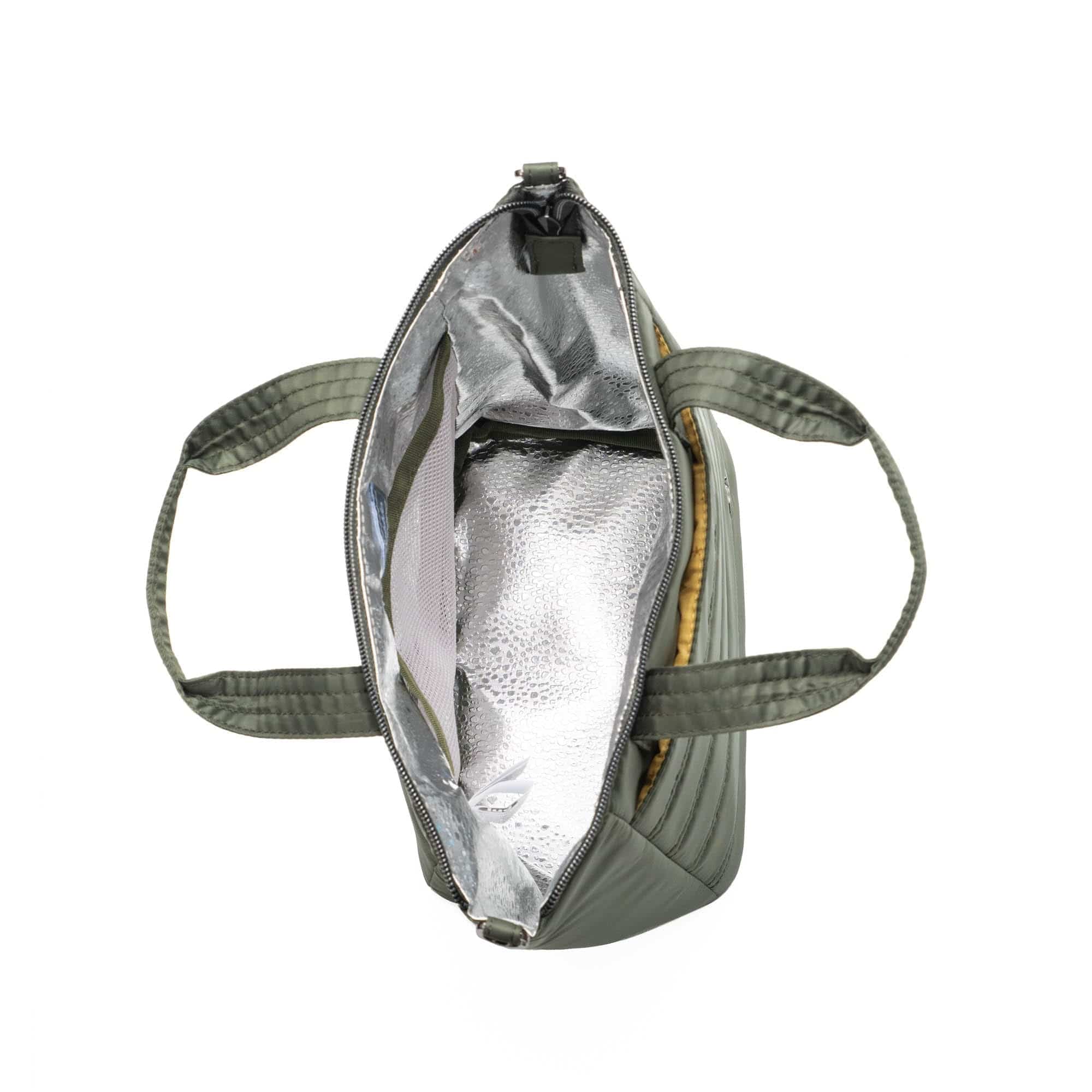 Gobble Insulated Lunch Tote Bag - OLIVE GREEN - Gobble_OliveGreen_05