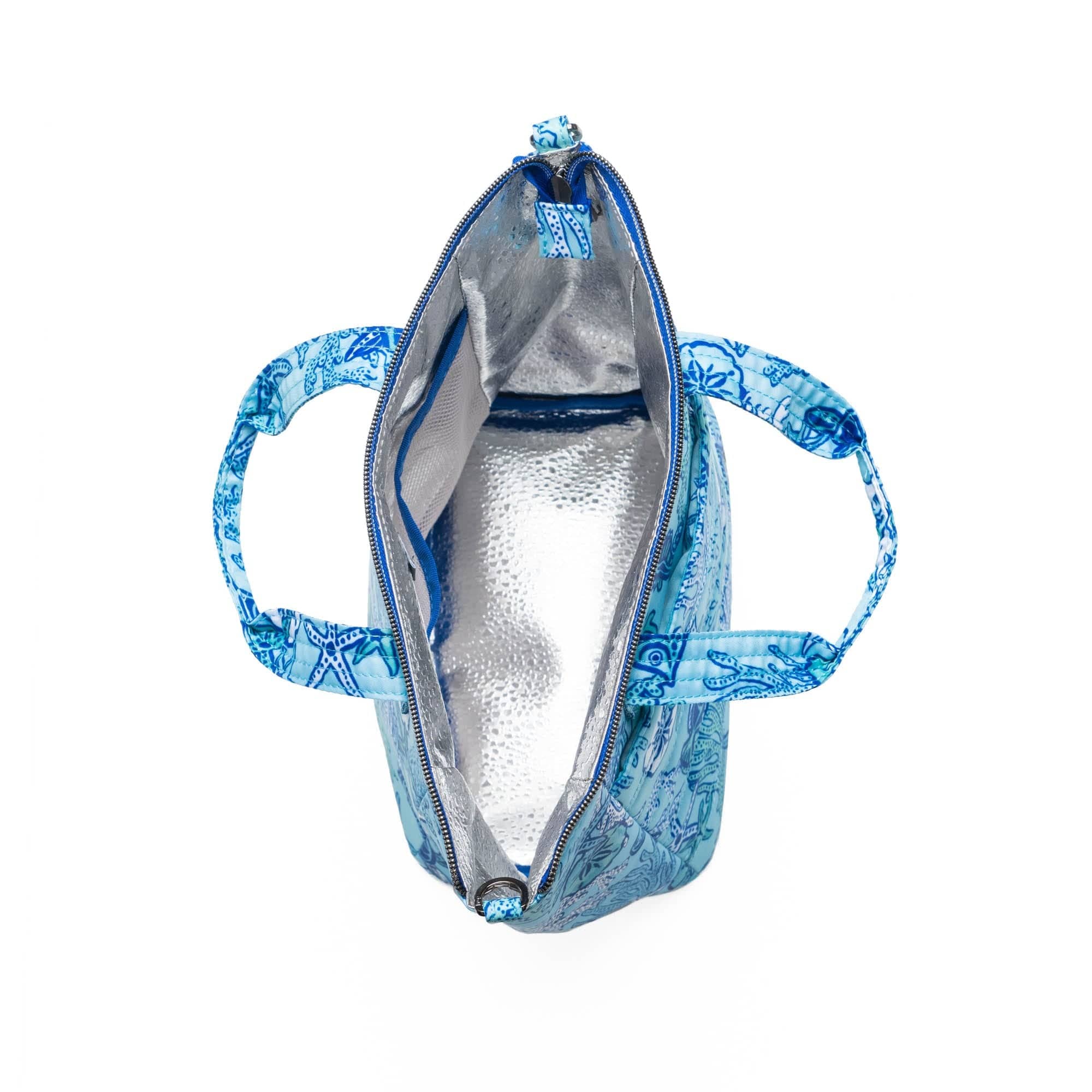 Gobble Insulated Lunch Tote Bag - SEALIFE BLUE - Gobble_SeaLifeBlue_05