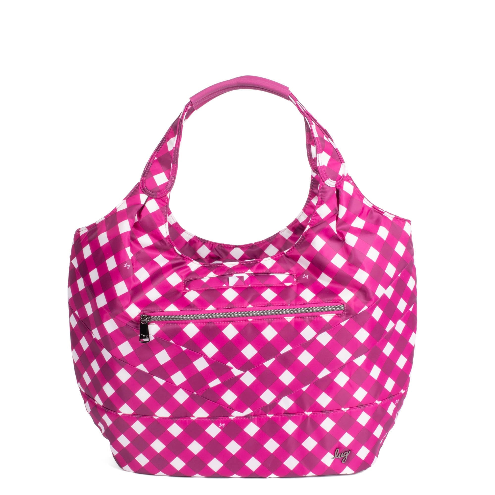 Gondola SE Tote Bag - GINGHAM BERRY - GondolaSE_GinghamBerry_01