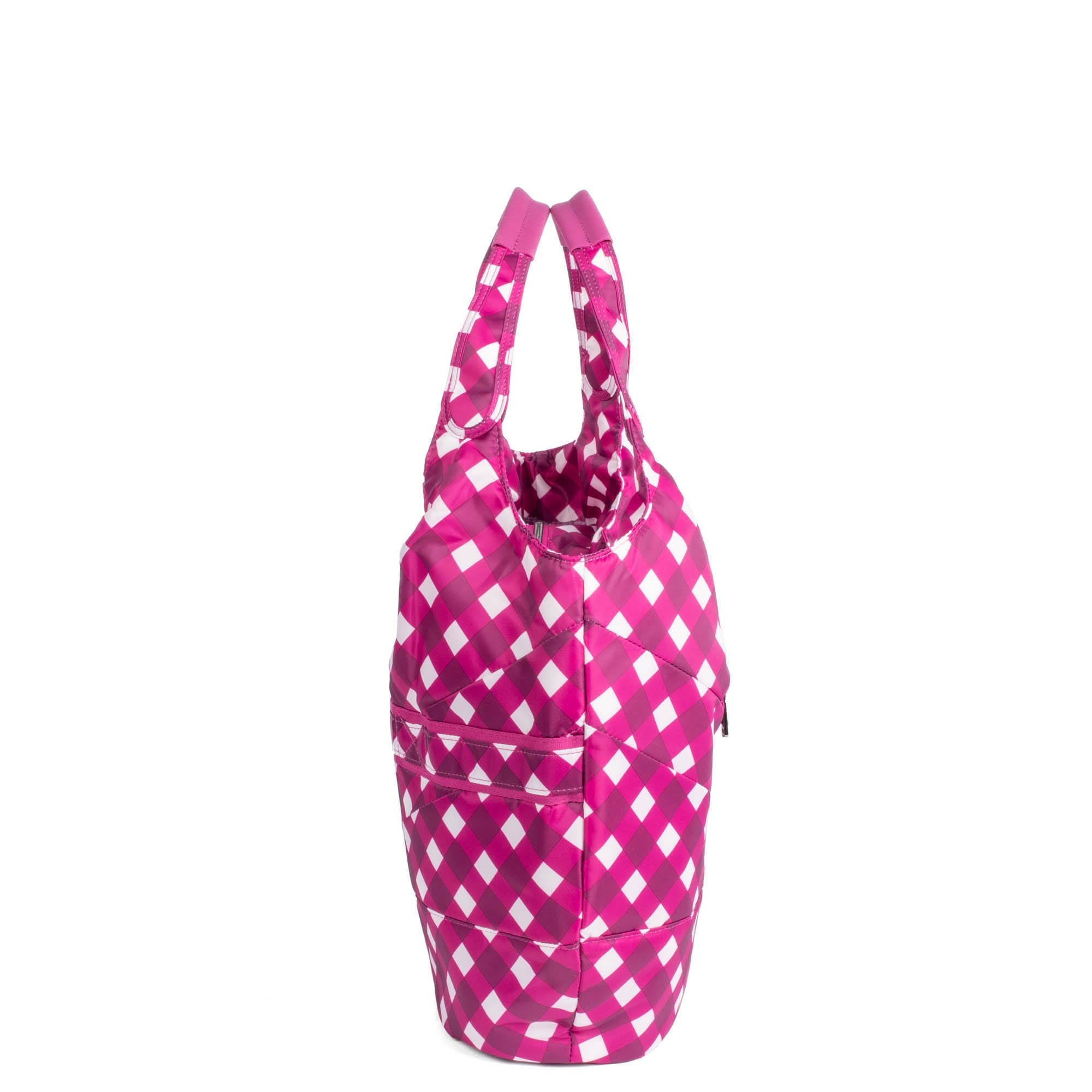Gondola SE Tote Bag - GINGHAM BERRY - GondolaSE_GinghamBerry_03