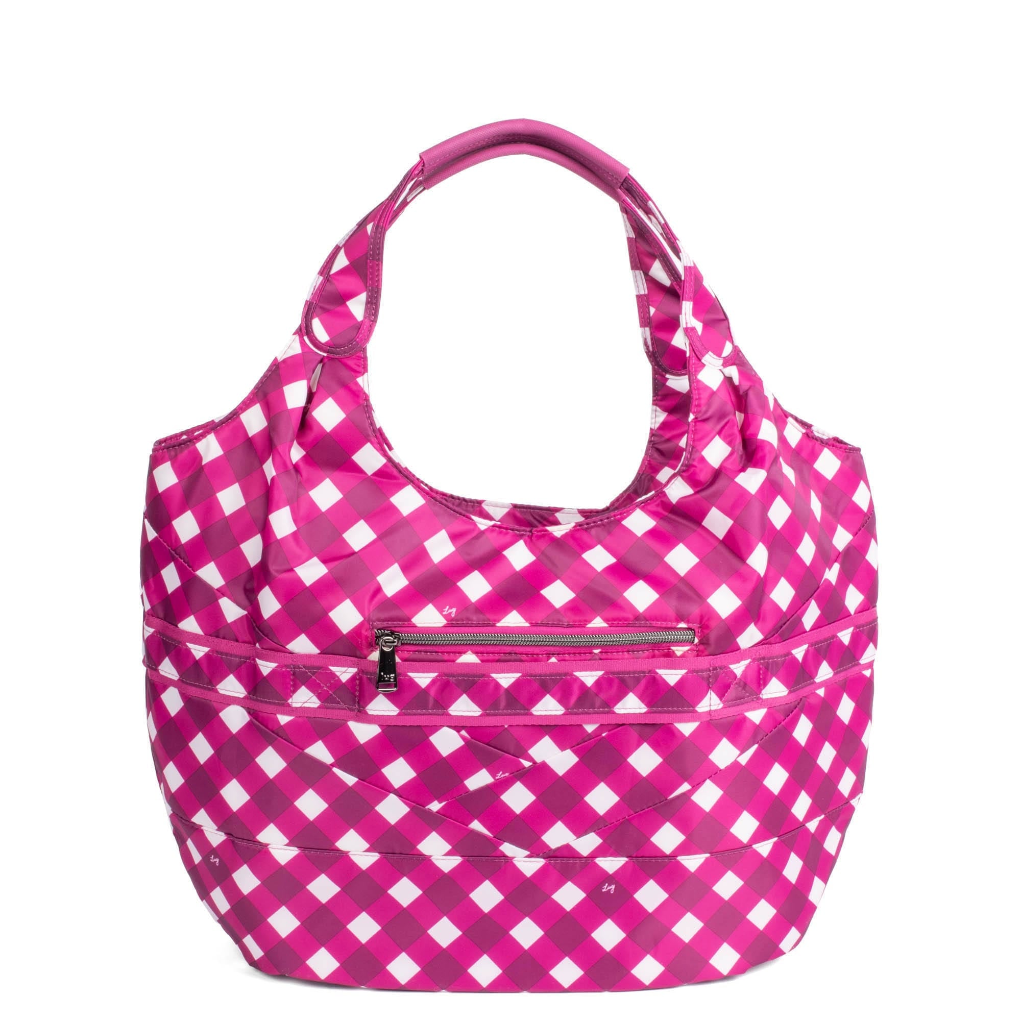 Gondola SE Tote Bag - GINGHAM BERRY - GondolaSE_GinghamBerry_04