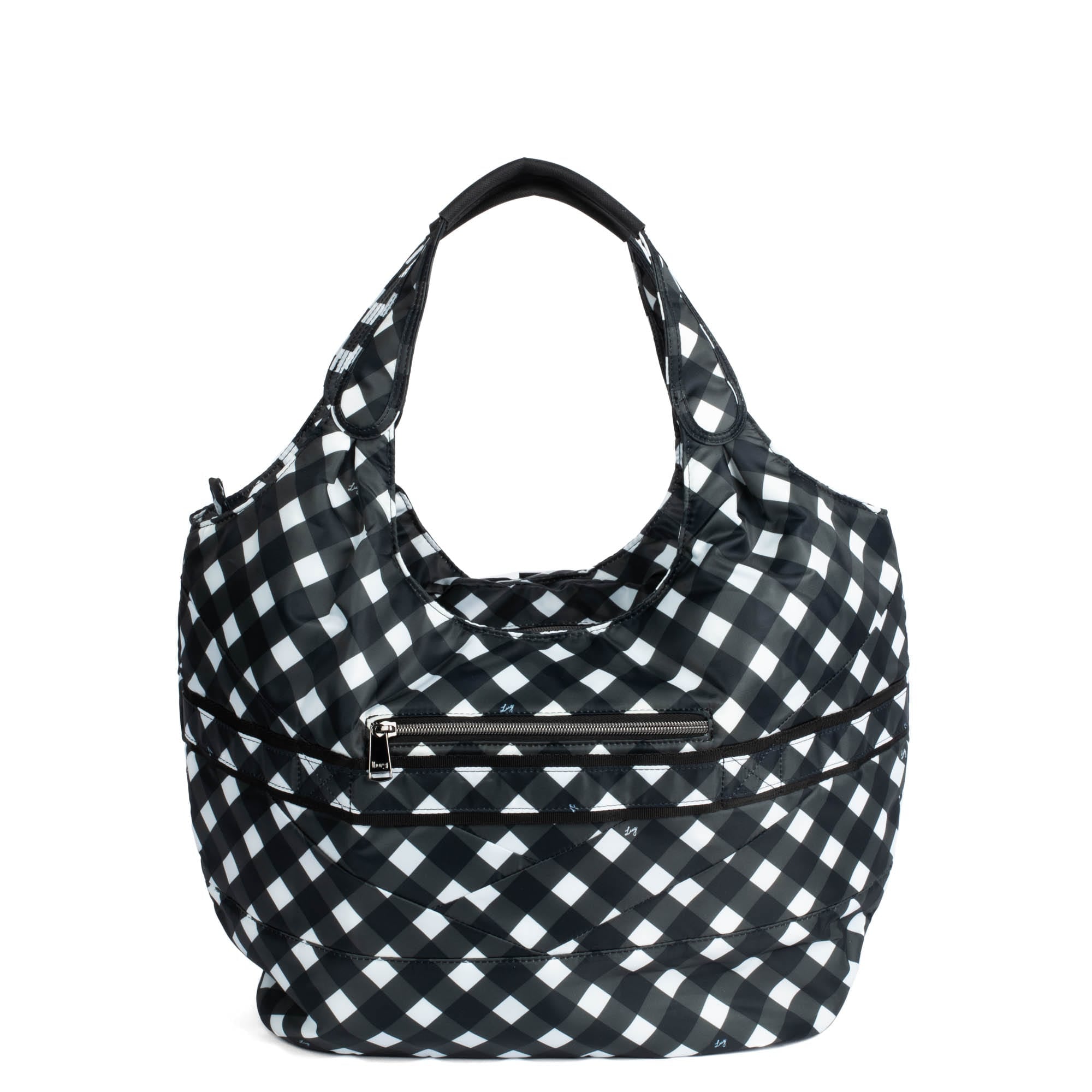 Gondola SE Tote Bag - GINGHAM BLACK - GondolaSE_GinghamBlack_04