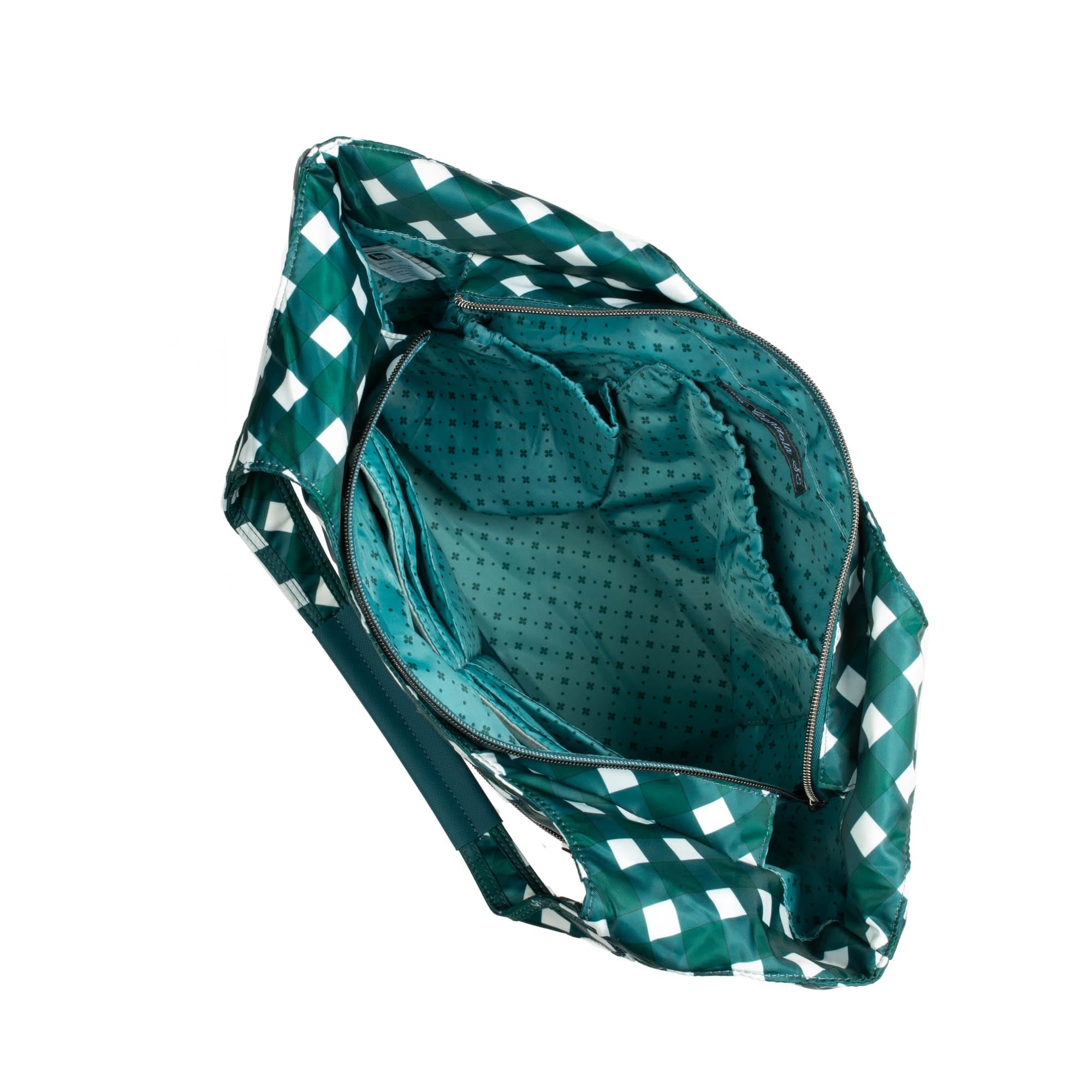 Gondola SE Tote Bag - GINGHAM EVERGREEN - GondolaSE_GinghamEvergreen_05
