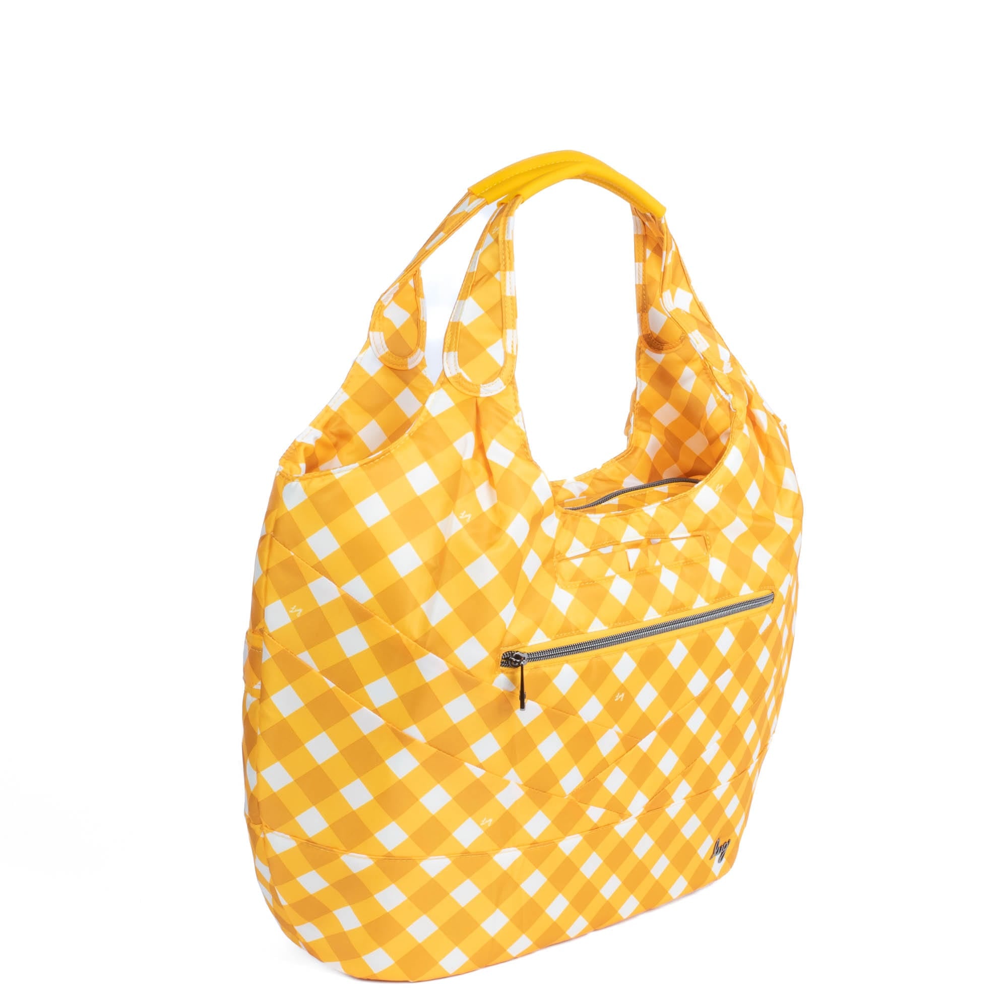 Gondola SE Tote Bag - GINGHAM MUSTARD - GondolaSE_GinghamMustard_02