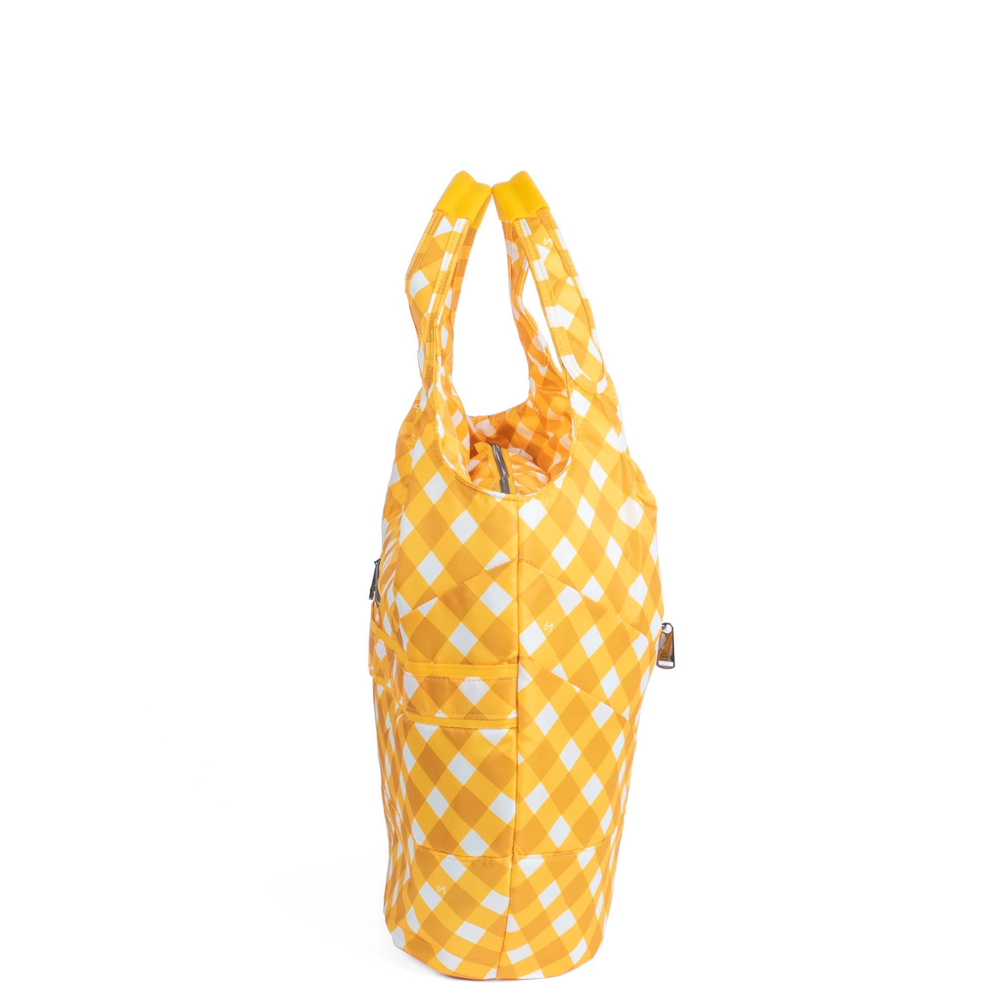 Gondola SE Tote Bag - GINGHAM MUSTARD - GondolaSE_GinghamMustard_03
