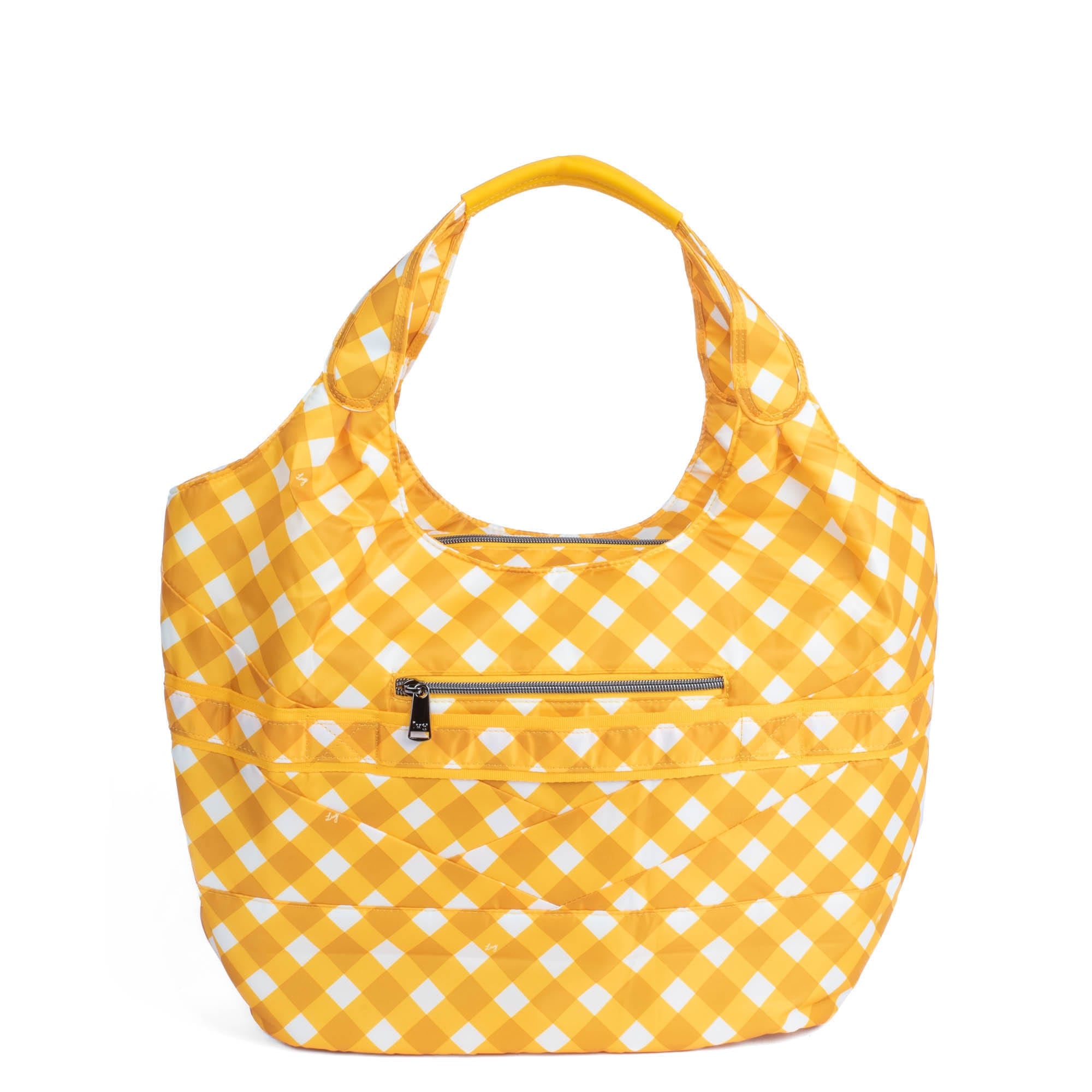 Gondola SE Tote Bag - GINGHAM MUSTARD - GondolaSE_GinghamMustard_04