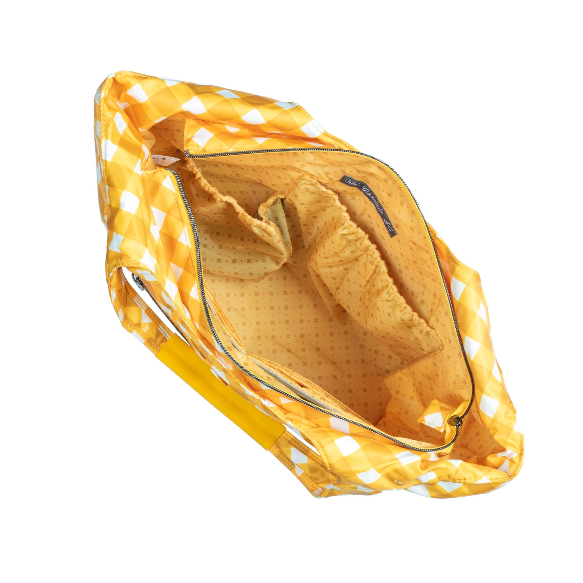 Gondola SE Tote Bag - GINGHAM MUSTARD - GondolaSE_GinghamMustard_05