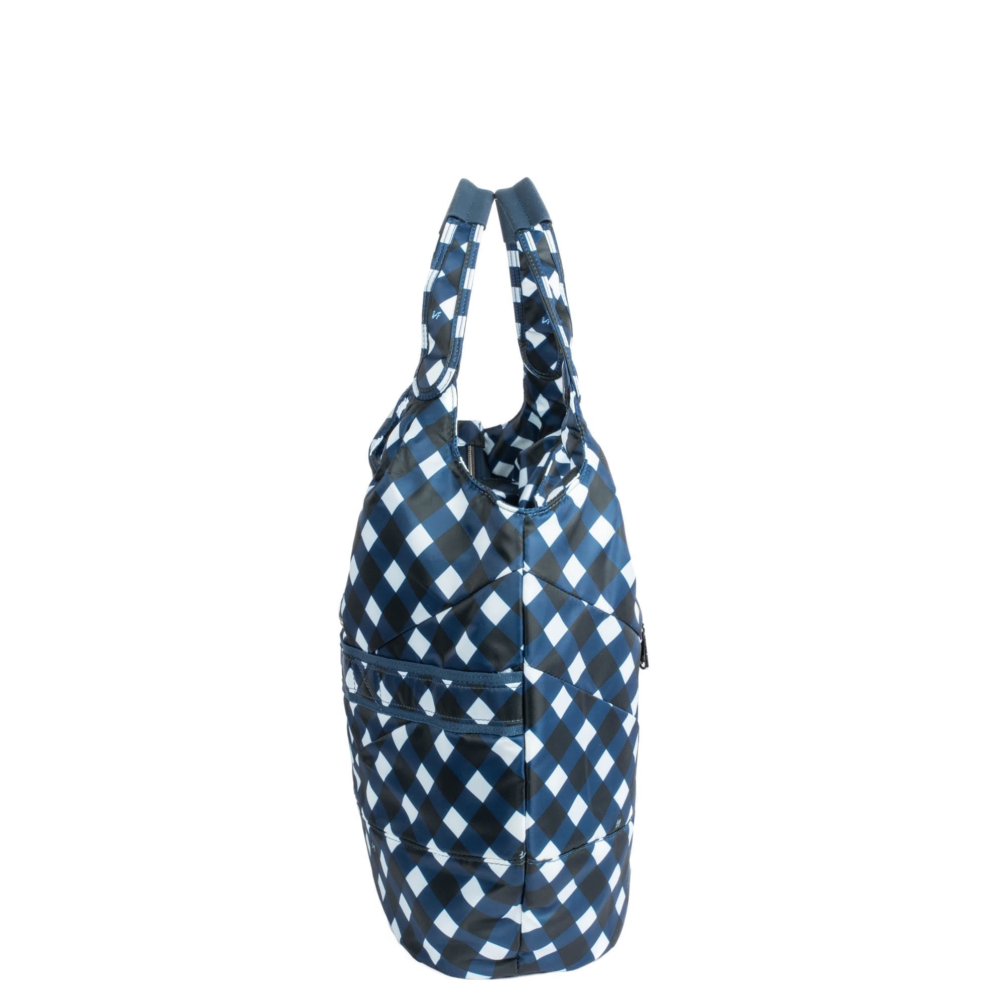 Gondola SE Tote Bag - GINGHAM NAVY - GondolaSE_GinghamNavy_03