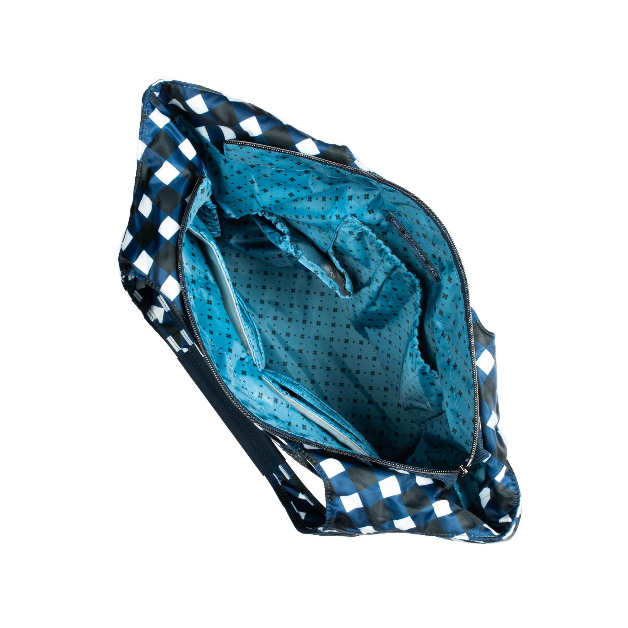 Gondola SE Tote Bag - GINGHAM NAVY - GondolaSE_GinghamNavy_05