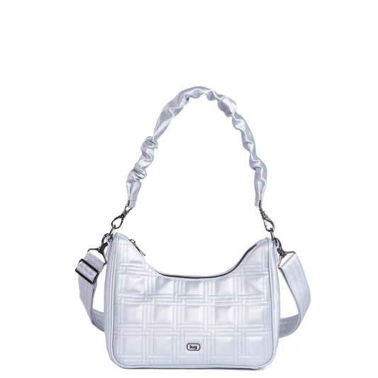 Groove Satin Luxe VL Crossbody Bag - METALLIC SILVER - GrooveSL_MetallicSilver_01