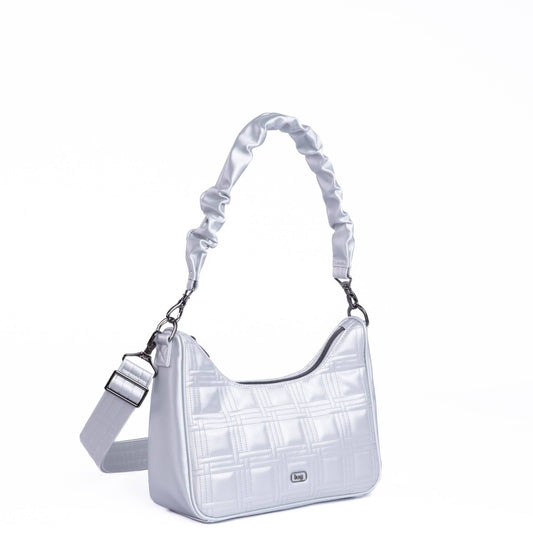 Groove Satin Luxe VL Crossbody Bag - METALLIC SILVER - GrooveSL_MetallicSilver_02