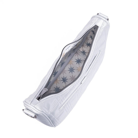 Groove Satin Luxe VL Crossbody Bag - METALLIC SILVER - GrooveSL_MetallicSilver_05