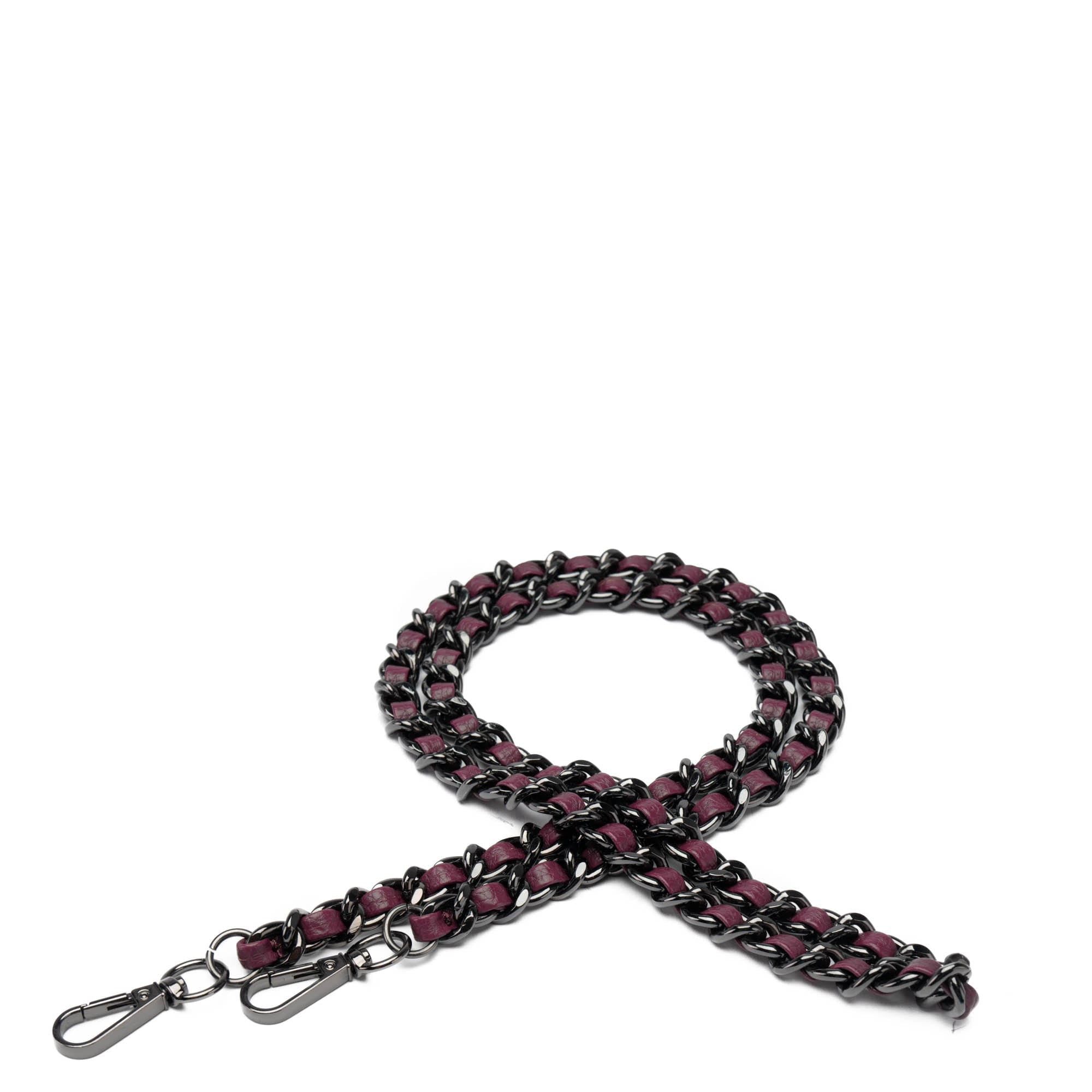 Metal Straps Classic VL - WINE RED - GunmetalVLStraps_WineRed_01