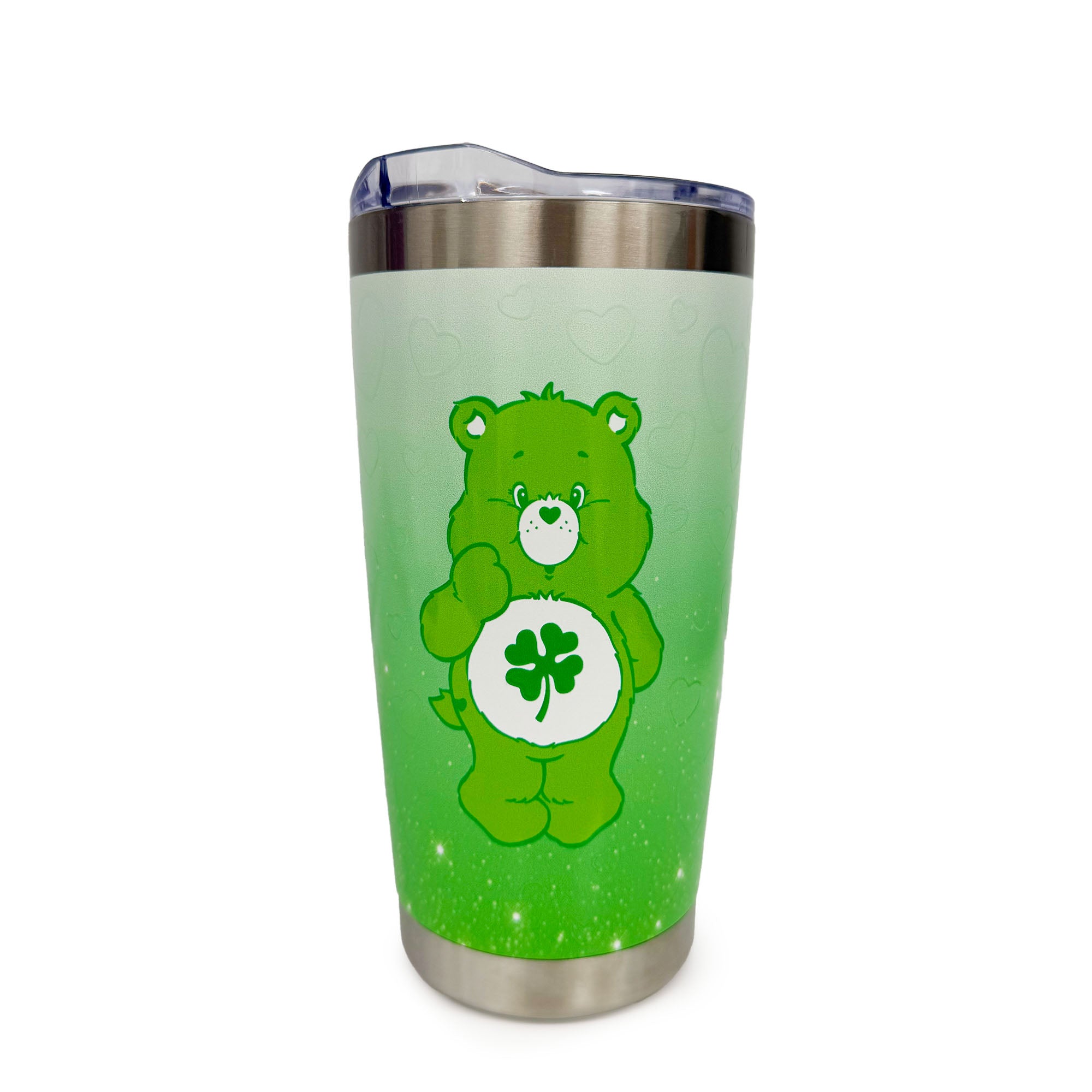 Care Bears x Lug Guzzle Tumbler - GOOD LUCK BEAR - Guzzle_GoodLuckBear_Angle_01