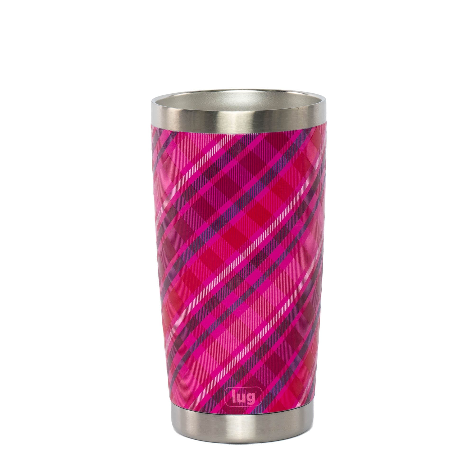Guzzle Tumbler - BERRY PLAID - Guzzle_Tumbler_BerryPlaid_01