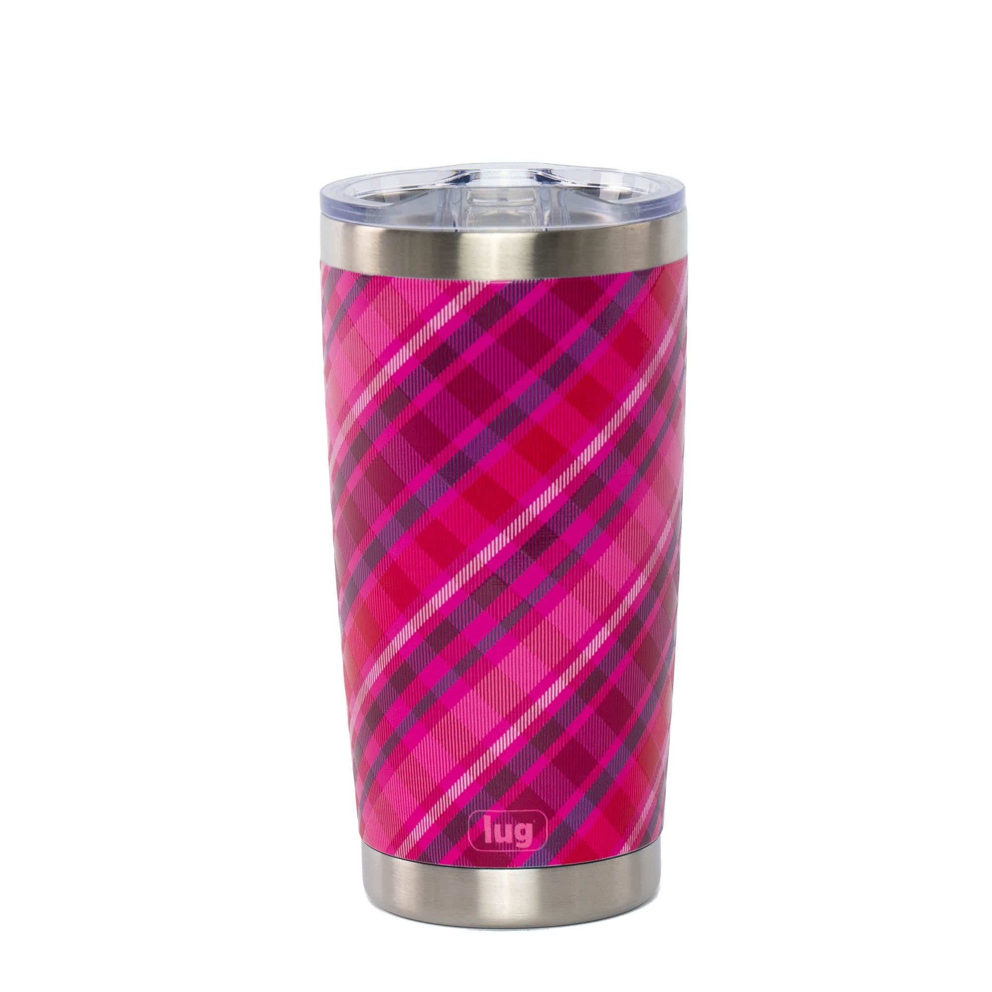 Guzzle Tumbler - BERRY PLAID - Guzzle_Tumbler_BerryPlaid_02_w7ldgn